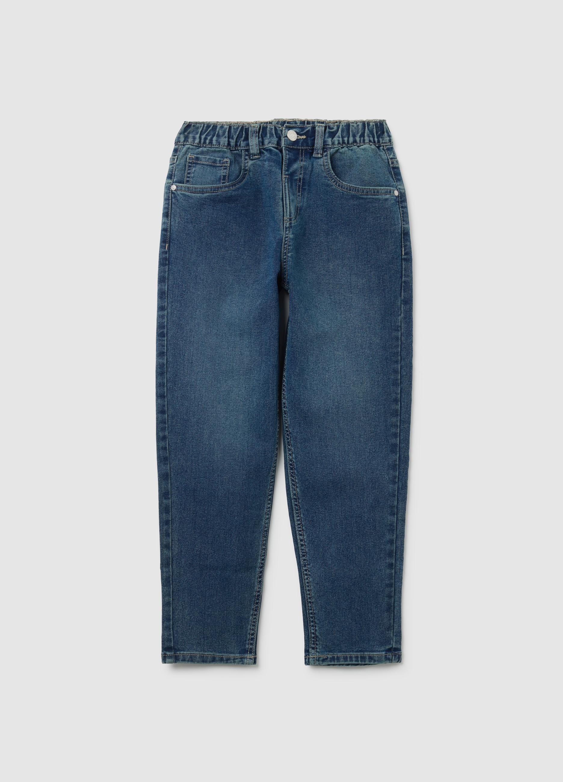 Jeans Da Ragazzo In Denim Comfort Fit, Niño, Azul Noche, Talla: 13-14