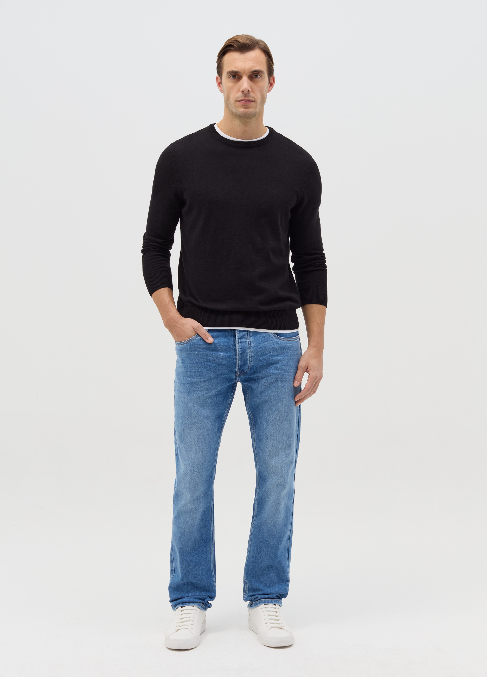 OVS, Vaqueros Slim Fit Elásticos, Hombre, Denim, Talla: 54