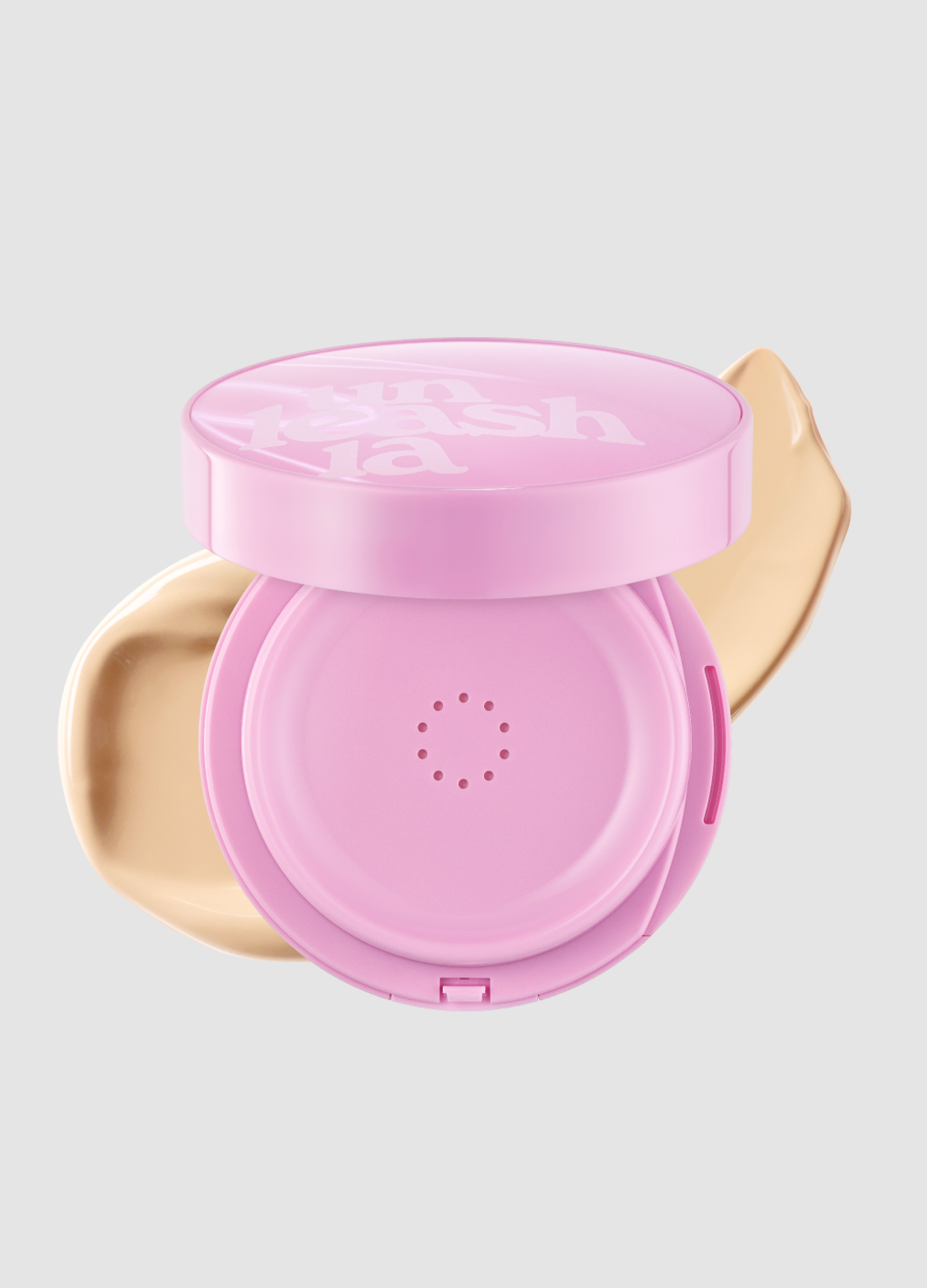 UNLEASHIA, Don't Touch Glass Pink Cushion Re-feel 20n Moonlit - Make-up Coreano, Donna, Multicolor, Taglia: FASUL