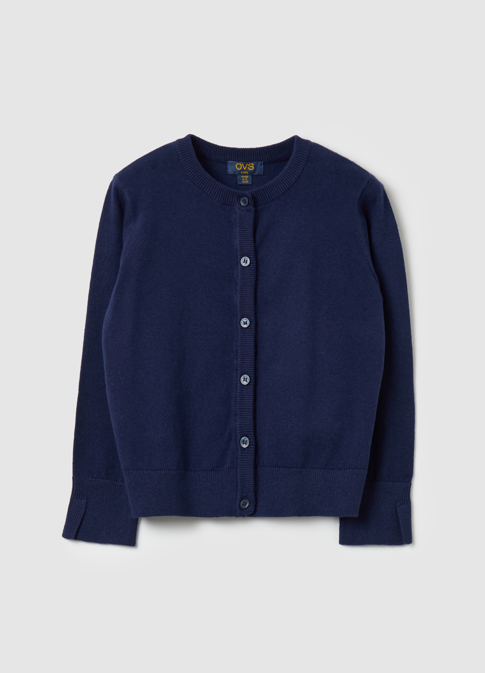 OVS KIDS, Cárdigan Tricot Con Aberturas, Niña, Azul oscuro, Talla: 8-9