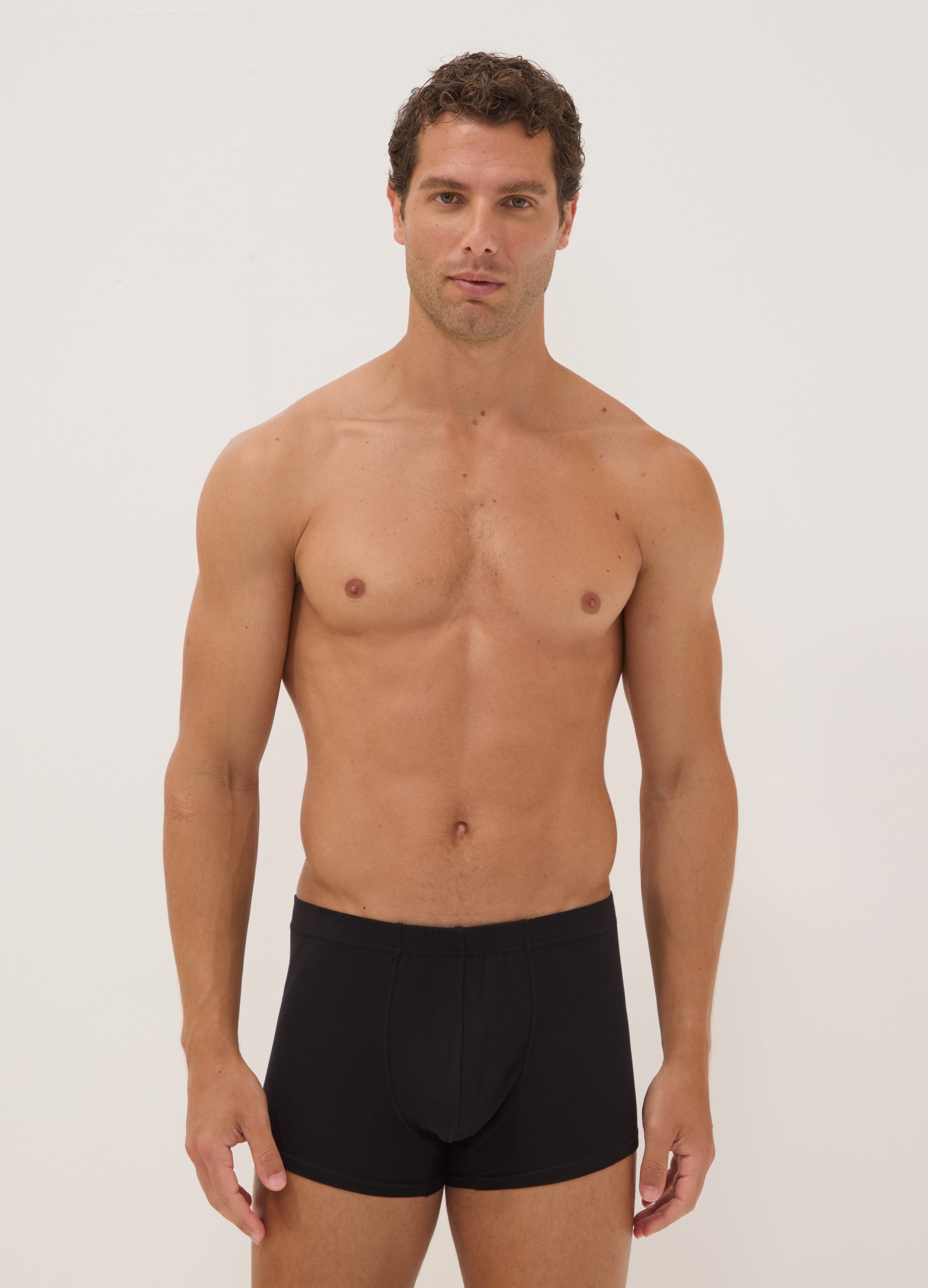 OVS , Multipack Di Cinque Boxer Neri In Cotone Organico, Uomo, Nero, Taglia: M