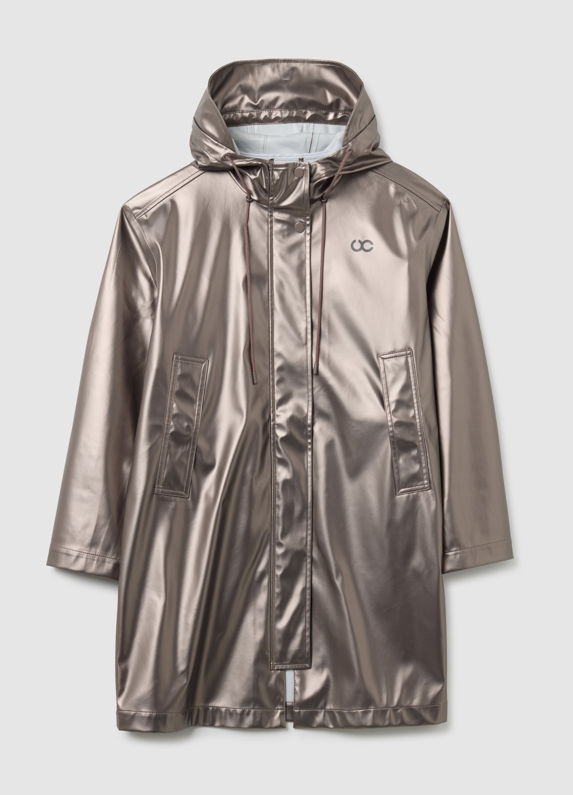 Chaqueta Marrón De Ajuste Regular, Mujer, Marrón chocolate, Talla: L