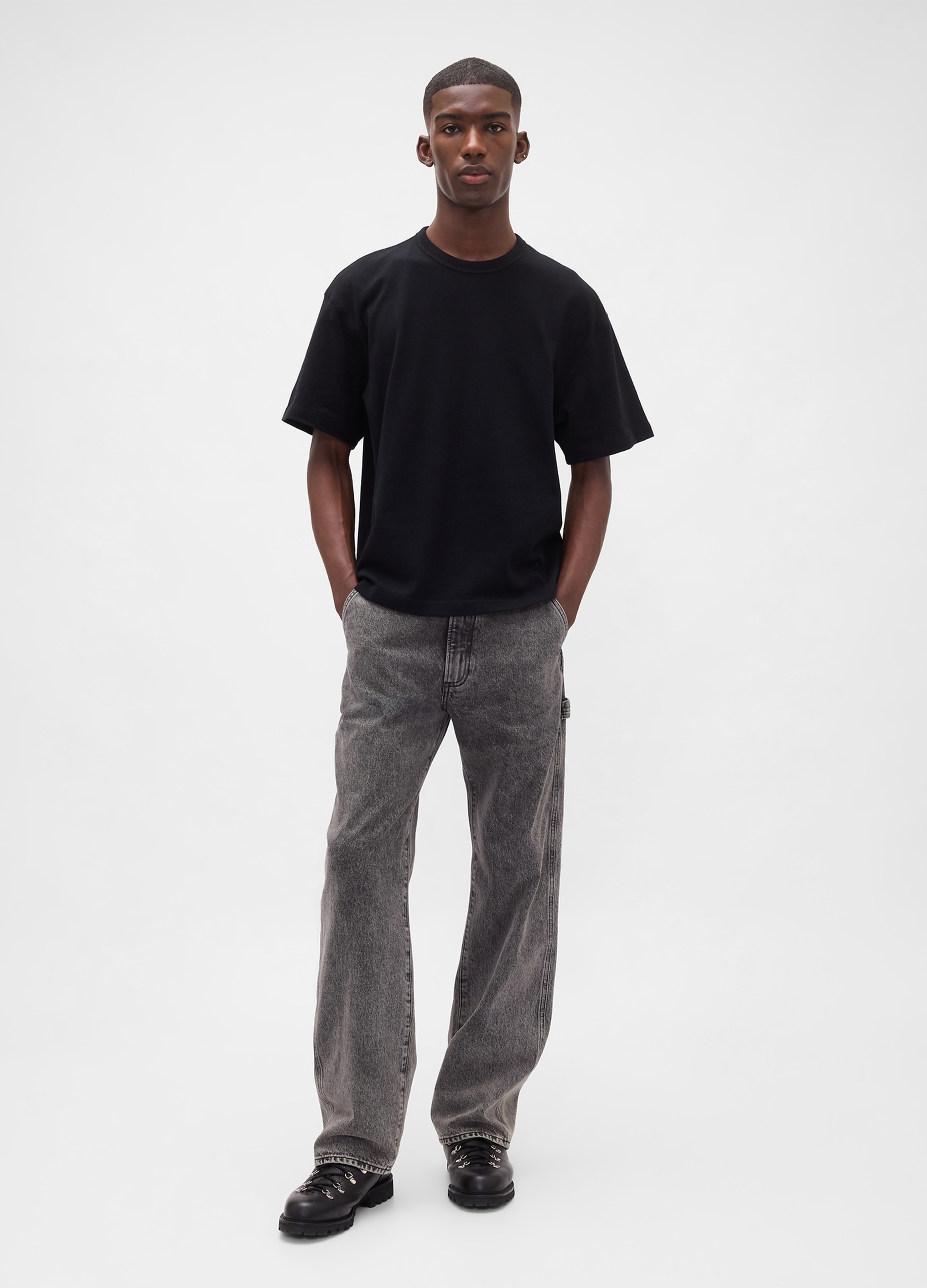 GAP, Jeans Comfort In Puro Cotone, Uomo, Grigio, Taglia: 30 x 32
