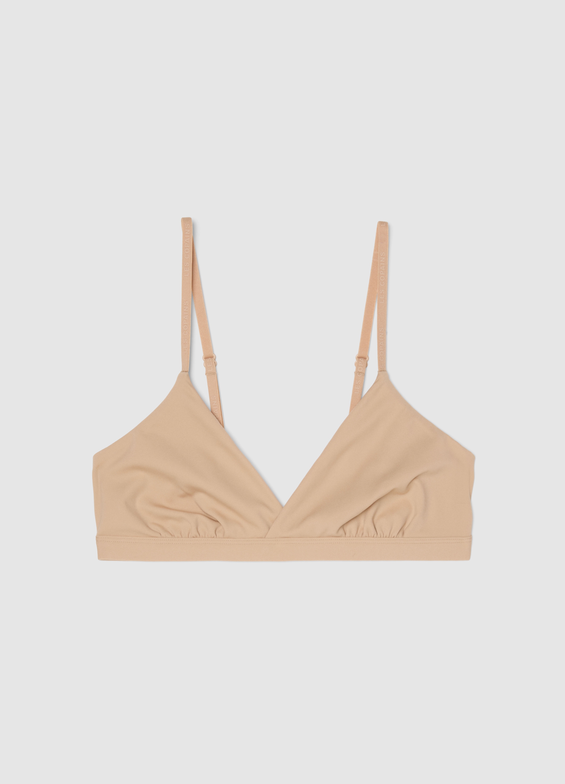 LES COPAINS, Sujetador Triangular De Microfibra Beige, Mujer, Beige Claro, Talla: 3B