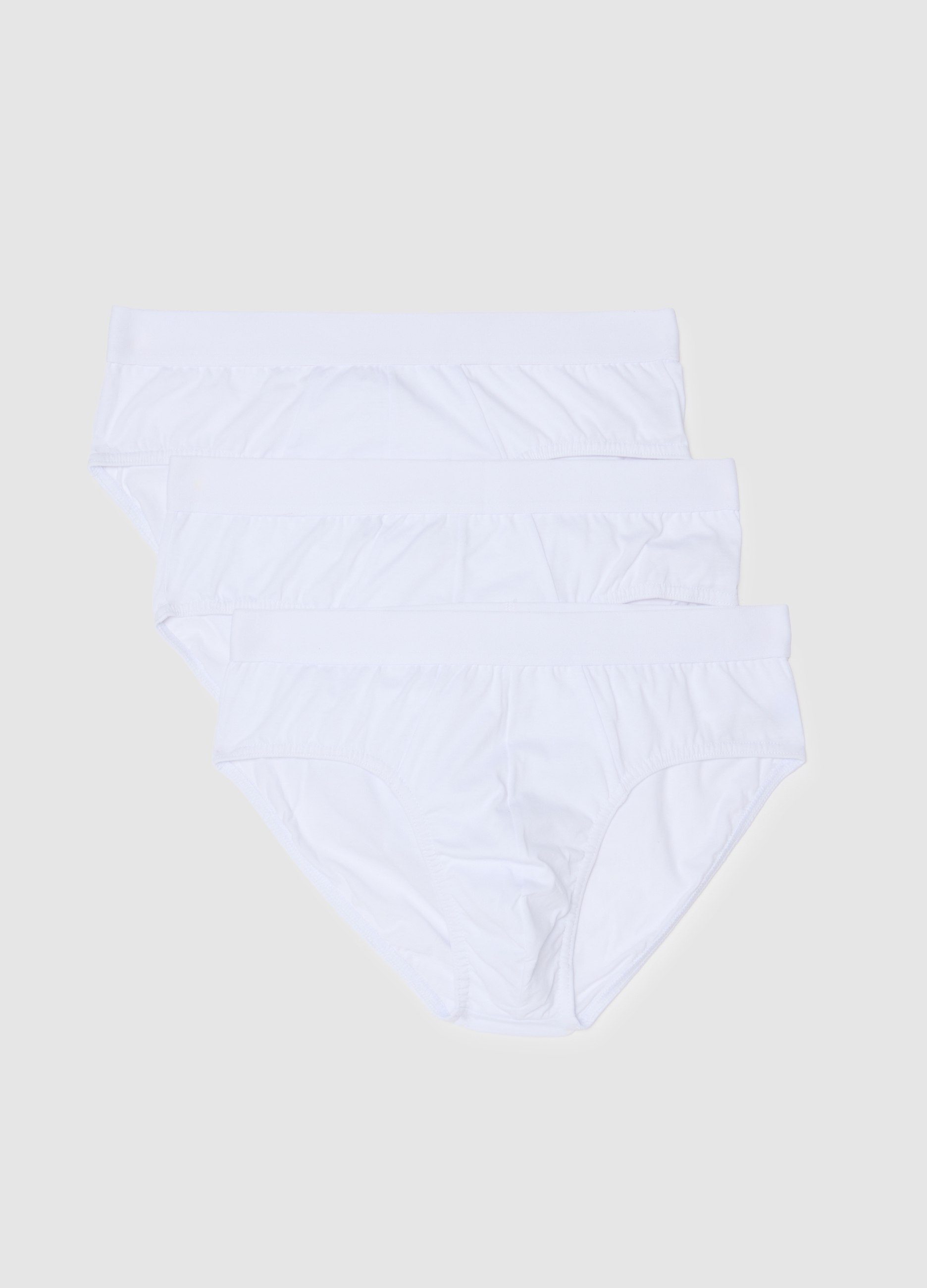 Conjunto Tripack De Bóxers Blancos De Puro Algodón Ajuste Regular, Hombre, Blanco óptico, Talla: XL