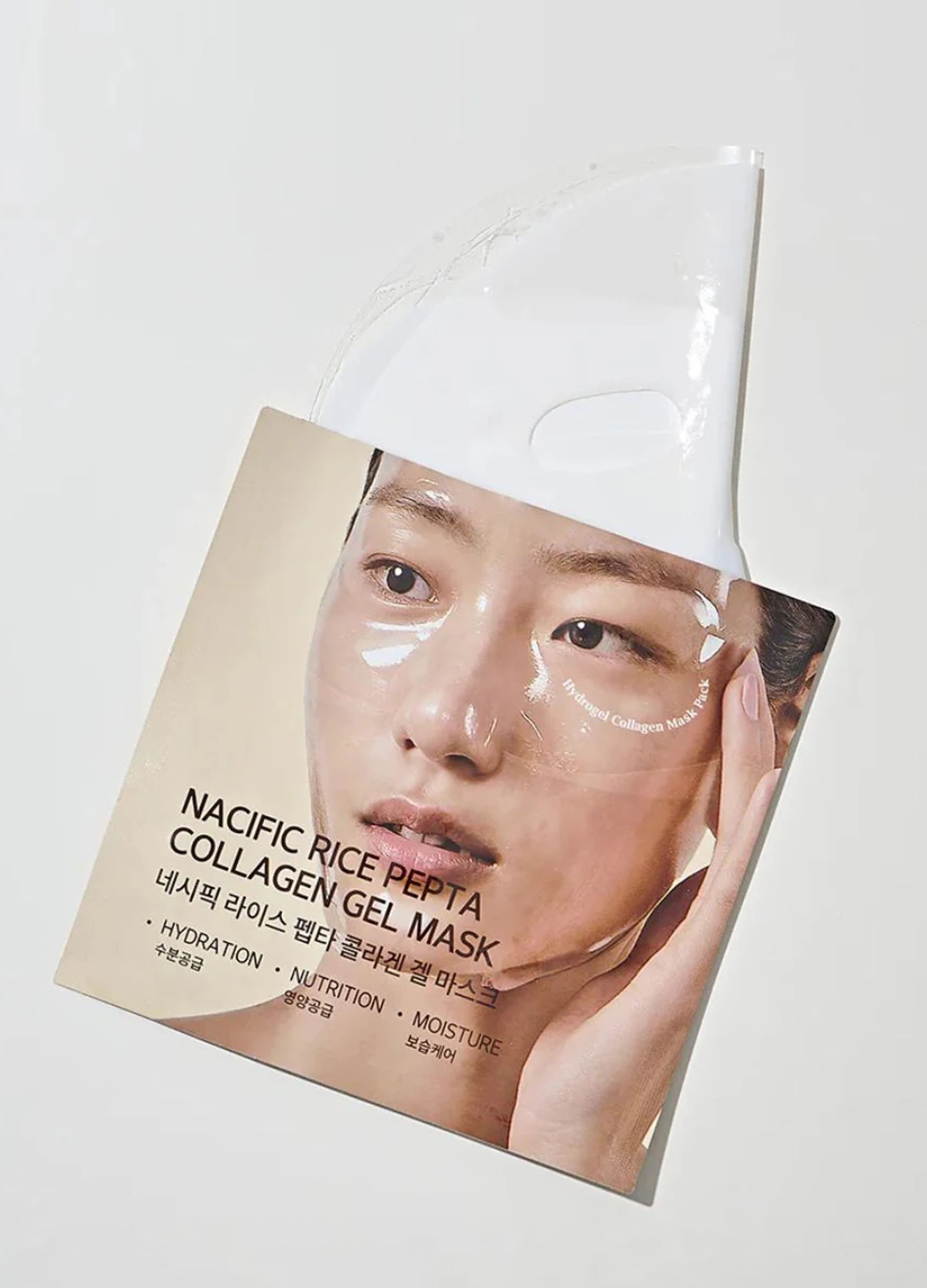 NACIFIC, Maschera In Idrogel - Estratto Di Riso, Complesso Peptidico E Collagene Idrosolubile - Skincare Coreana, Donna, Bianco, Taglia: FASUL