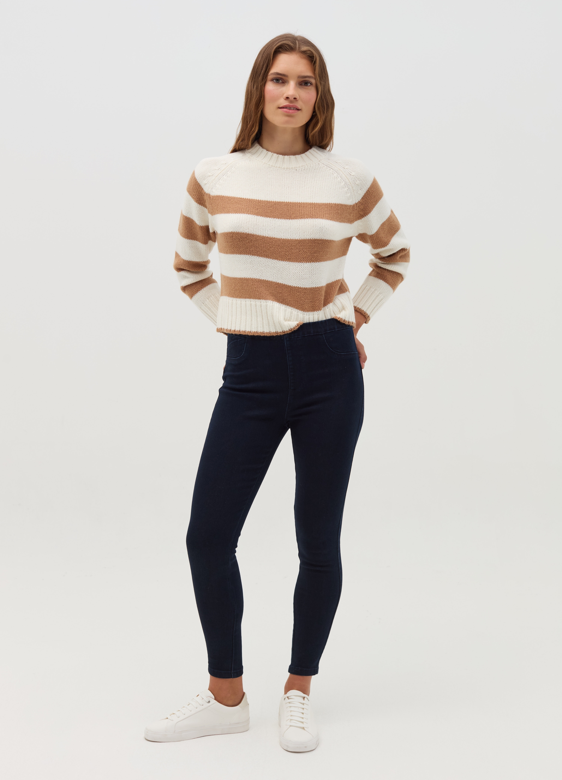 OVS, Jeggings Skinny Fit, Donna, Blu, Taglia: S