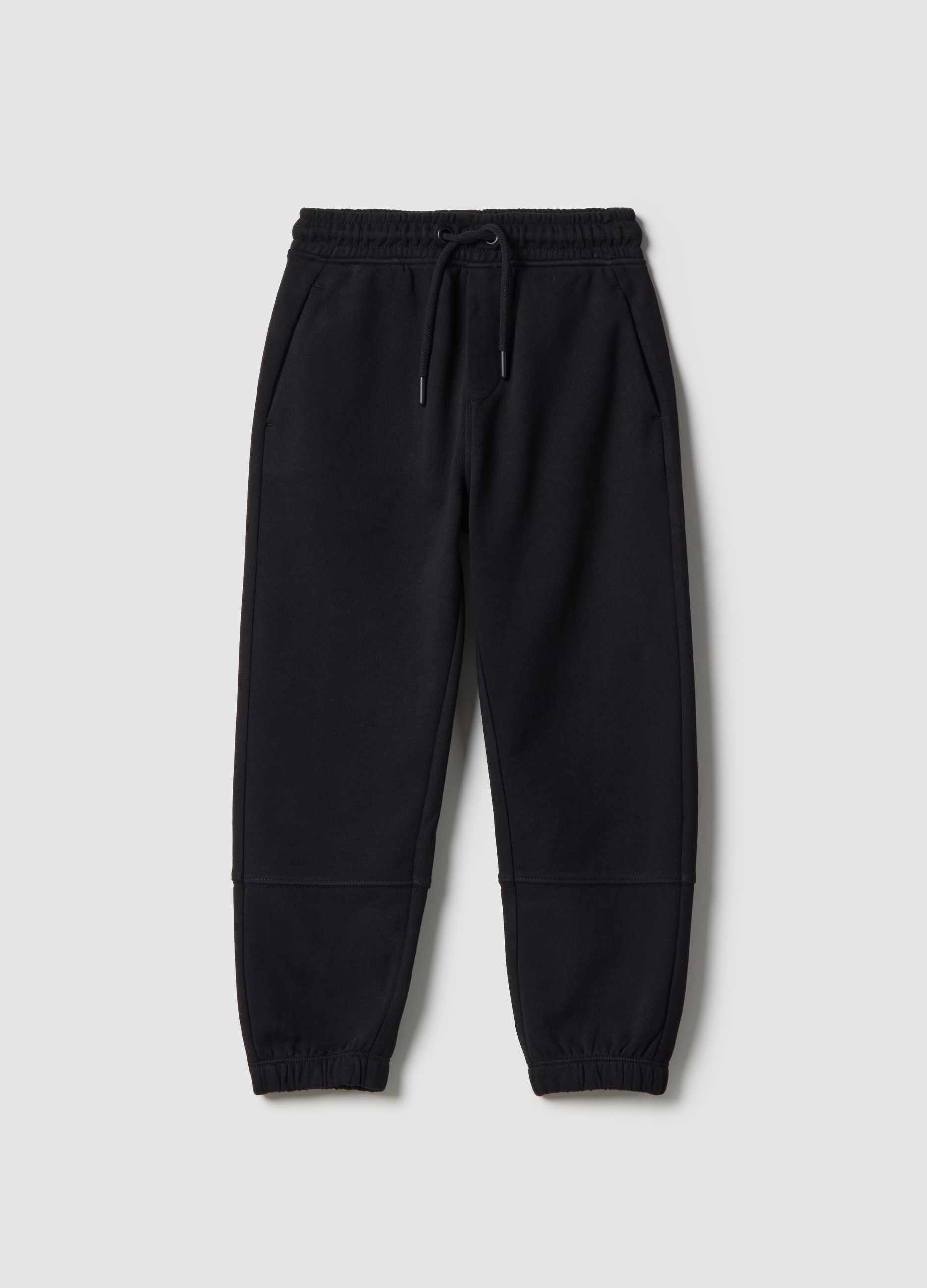 OVS KIDS, Pantalones Jogger Negros Para Niños En Puro Algodón Corte Regular, Niño, Gunmetal, Talla: 3-4