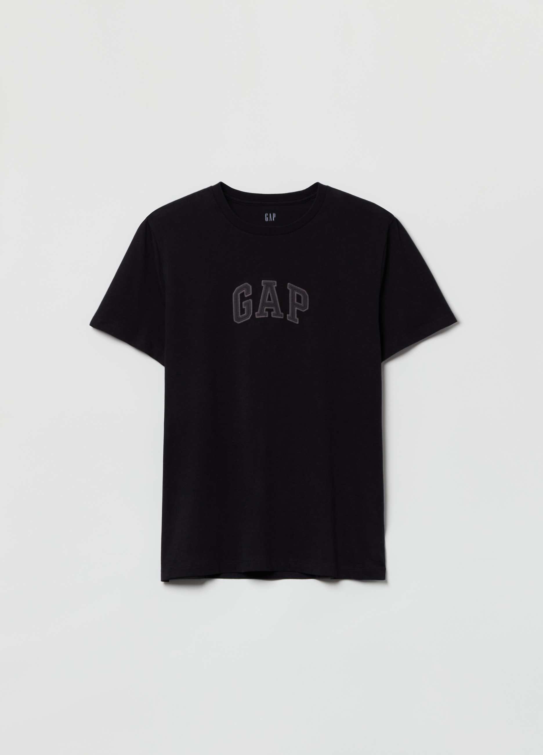 GAP, T-shirt In Cotone Con Logo Gap, Uomo, Nero, Taglia: M
