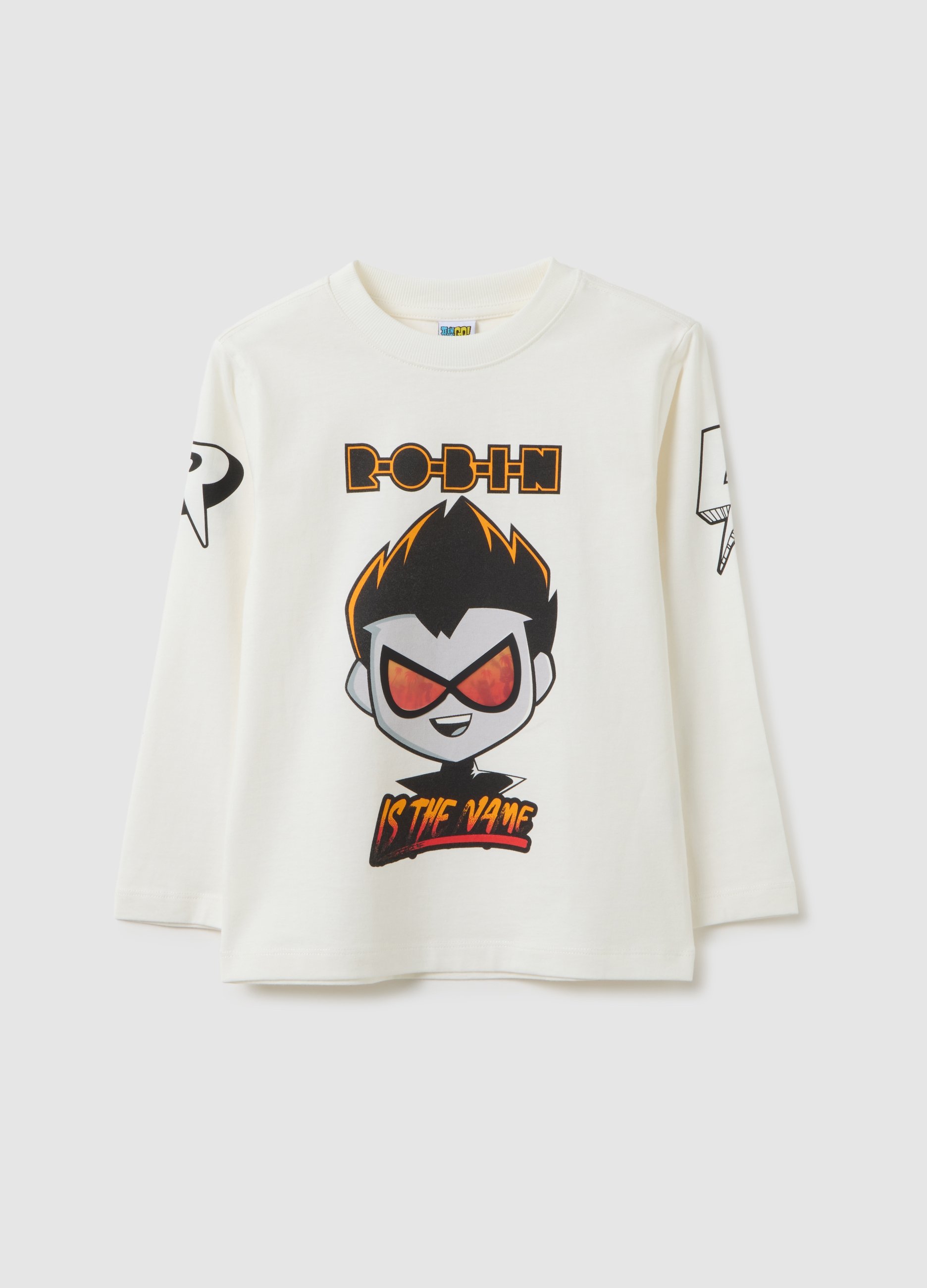 OVS, Maglietta Da Bambino In Puro Cotone Bianca Regular Fit, Bianco, Taglia: 3-4