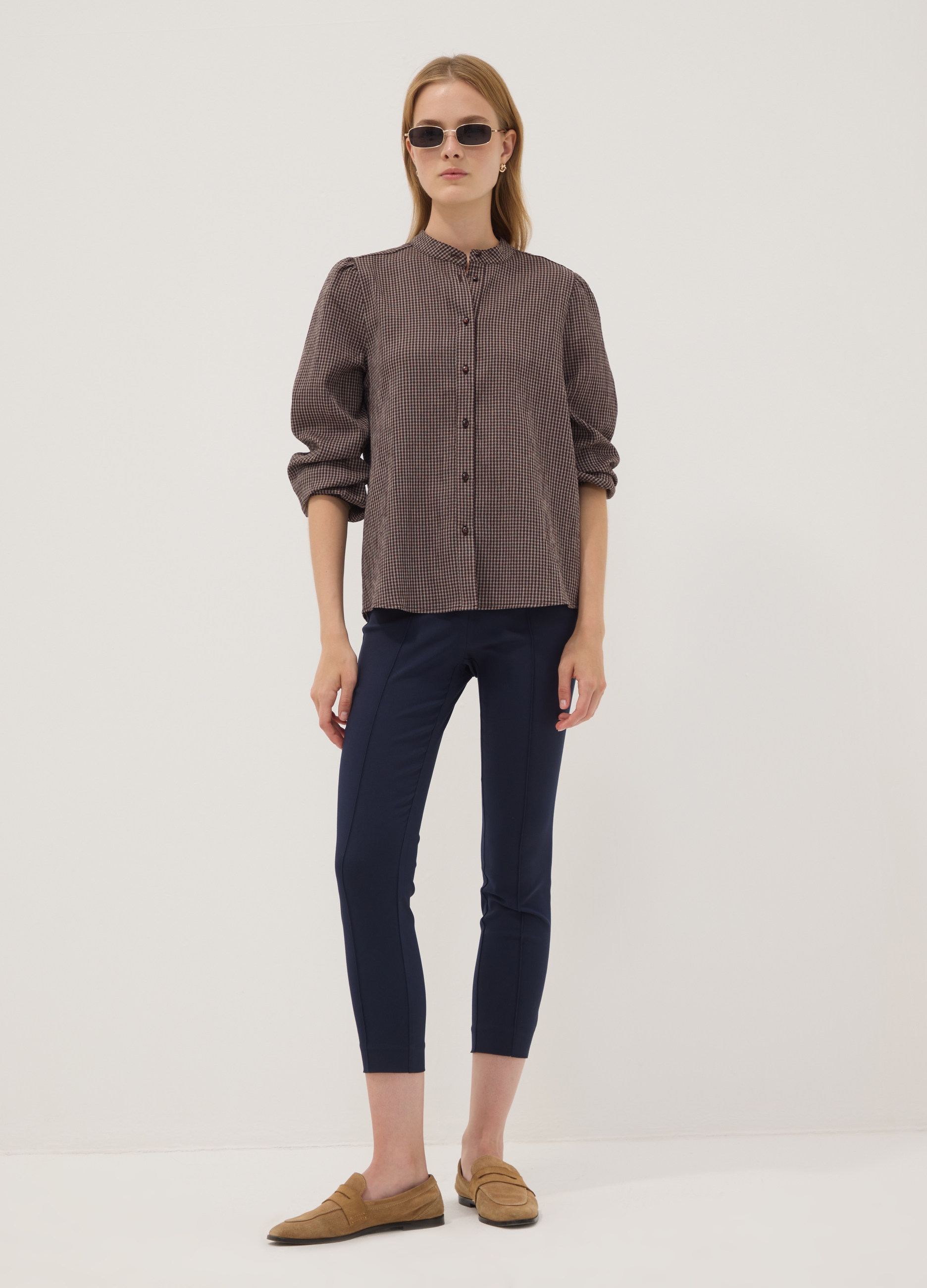OVS, Leggings Blu In Viscosa Elasticizzato Slim Fit, Donna, Blu, Taglia: 42