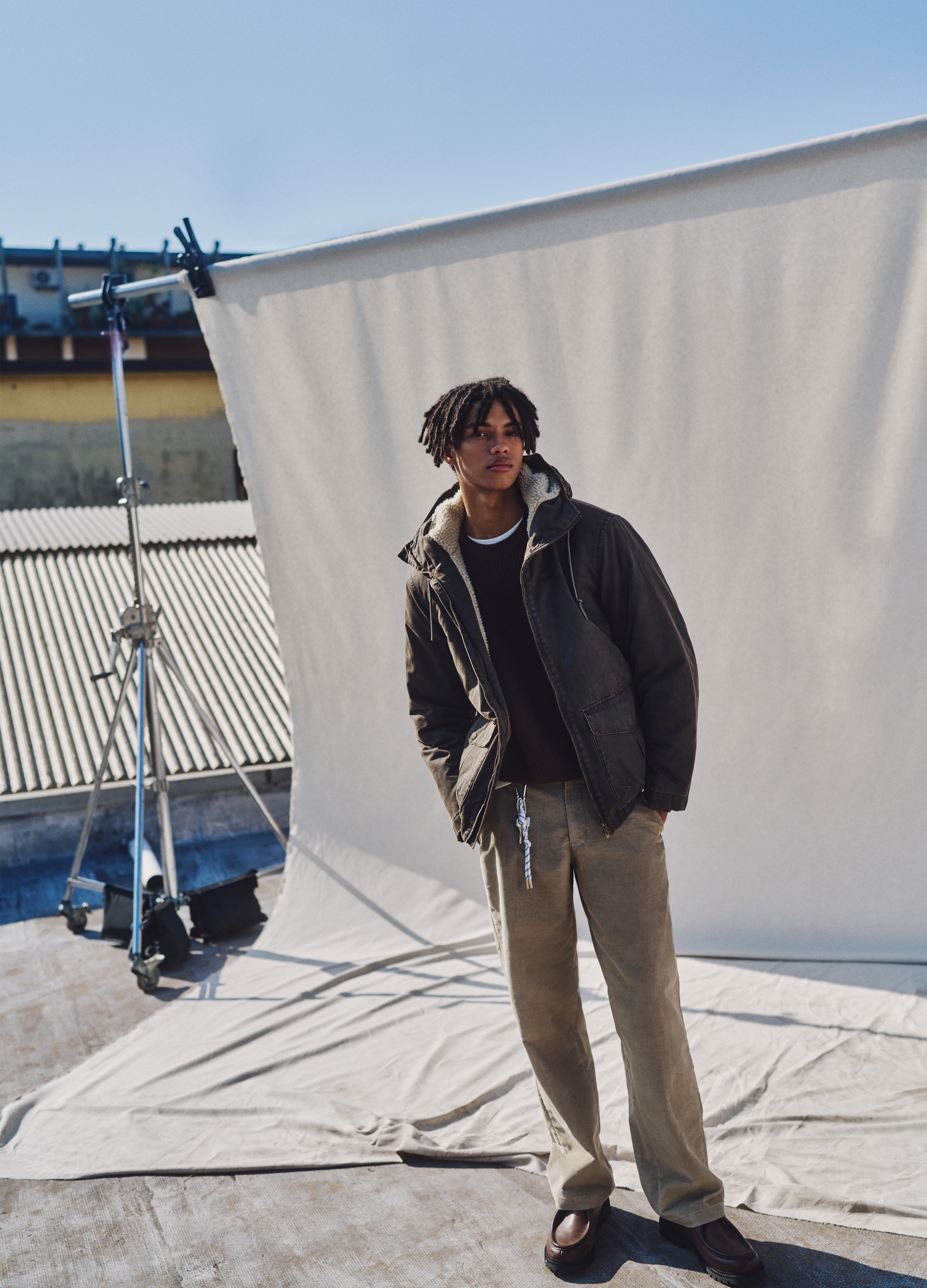 B.ANGEL, Pantaloni Beige In Velluto A Coste Regular Fit, Uomo, Beige, Taglia: 50