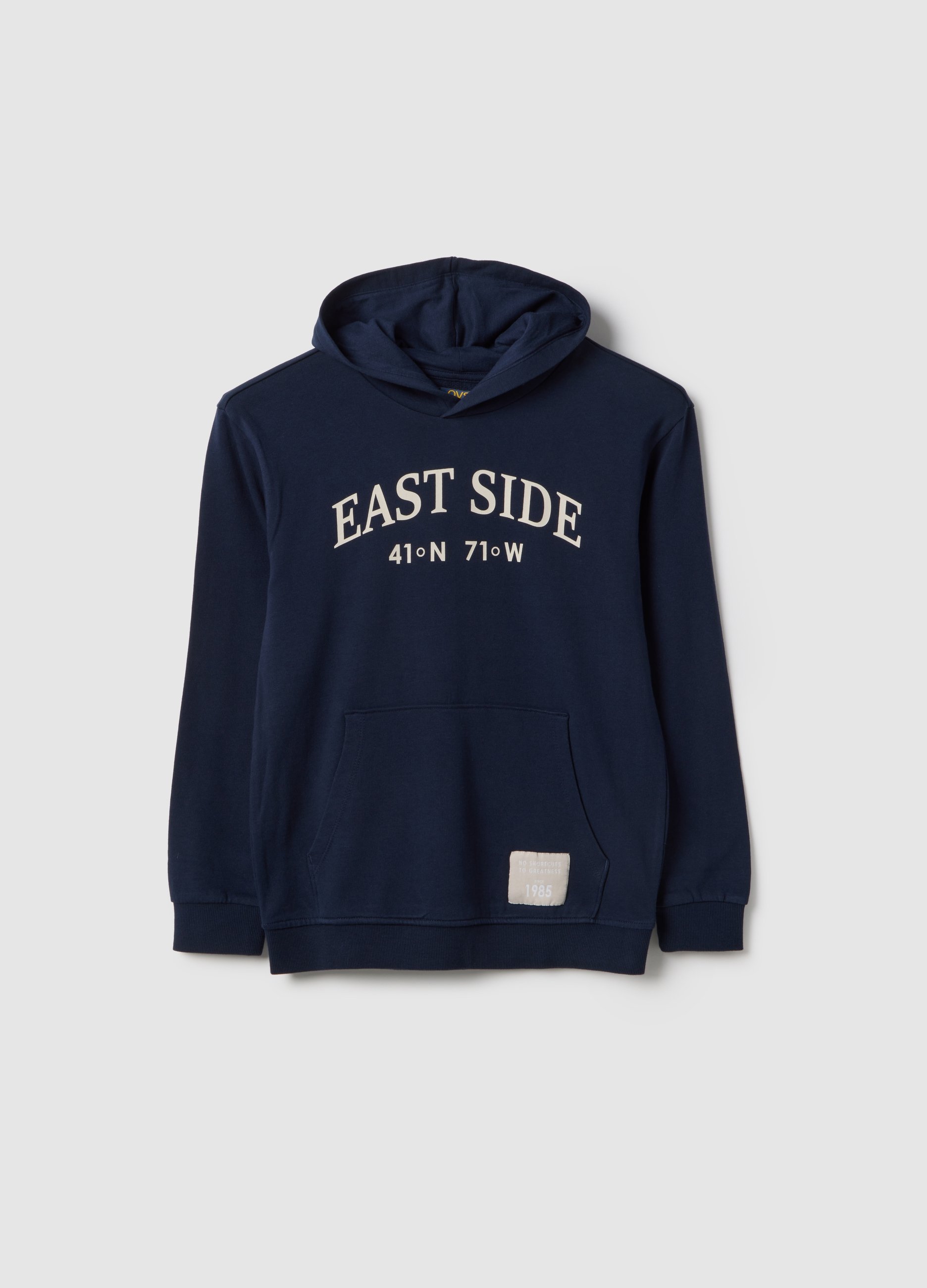 OVS KIDS, Felpa Blu Con Cappuccio Per Ragazzo, Bambino, Blu, Taglia: 10-11