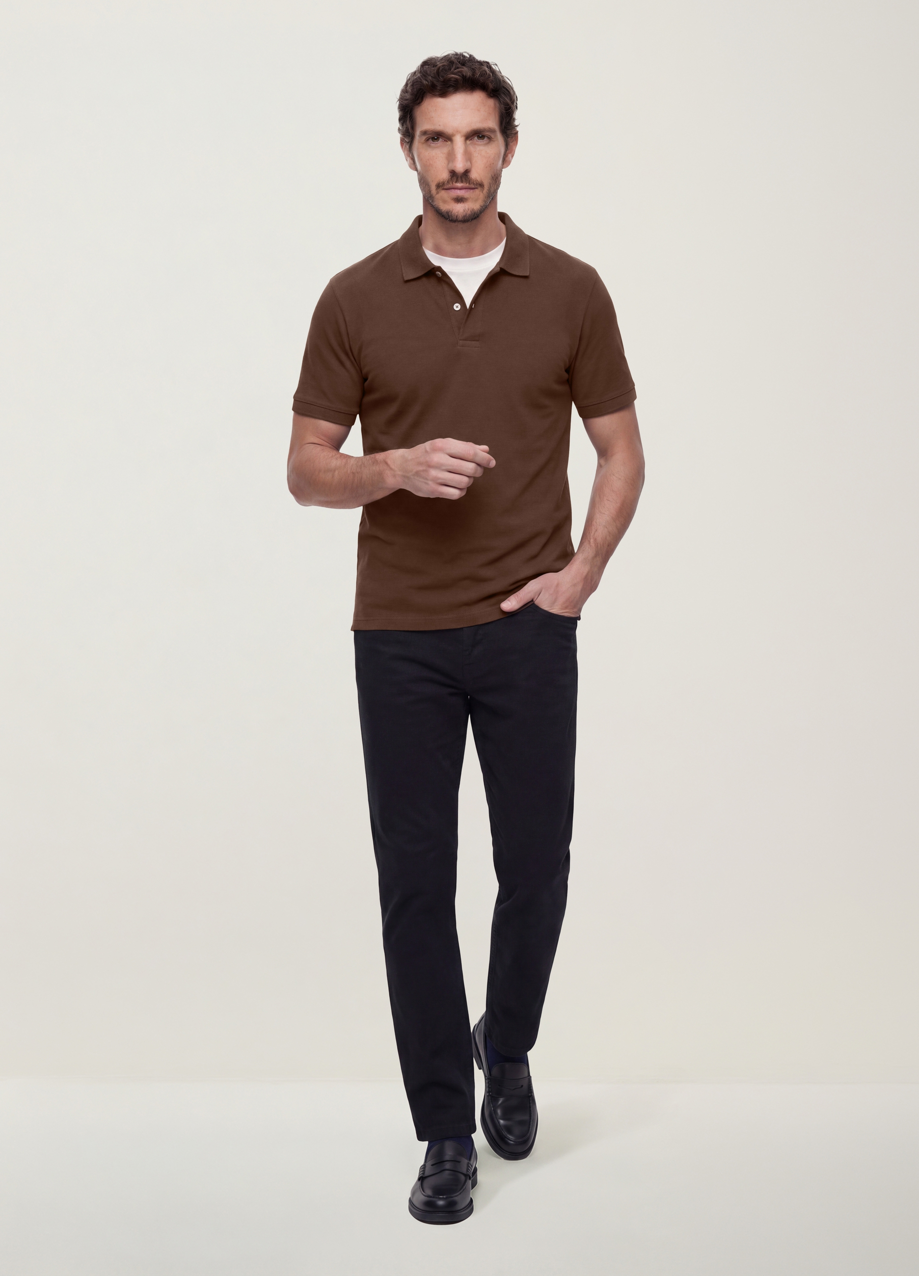 OVS, Pantaloni Neri In Twill Di Cotone Elasticizzato Slim Fit, Uomo, Nero, Taglia: 54