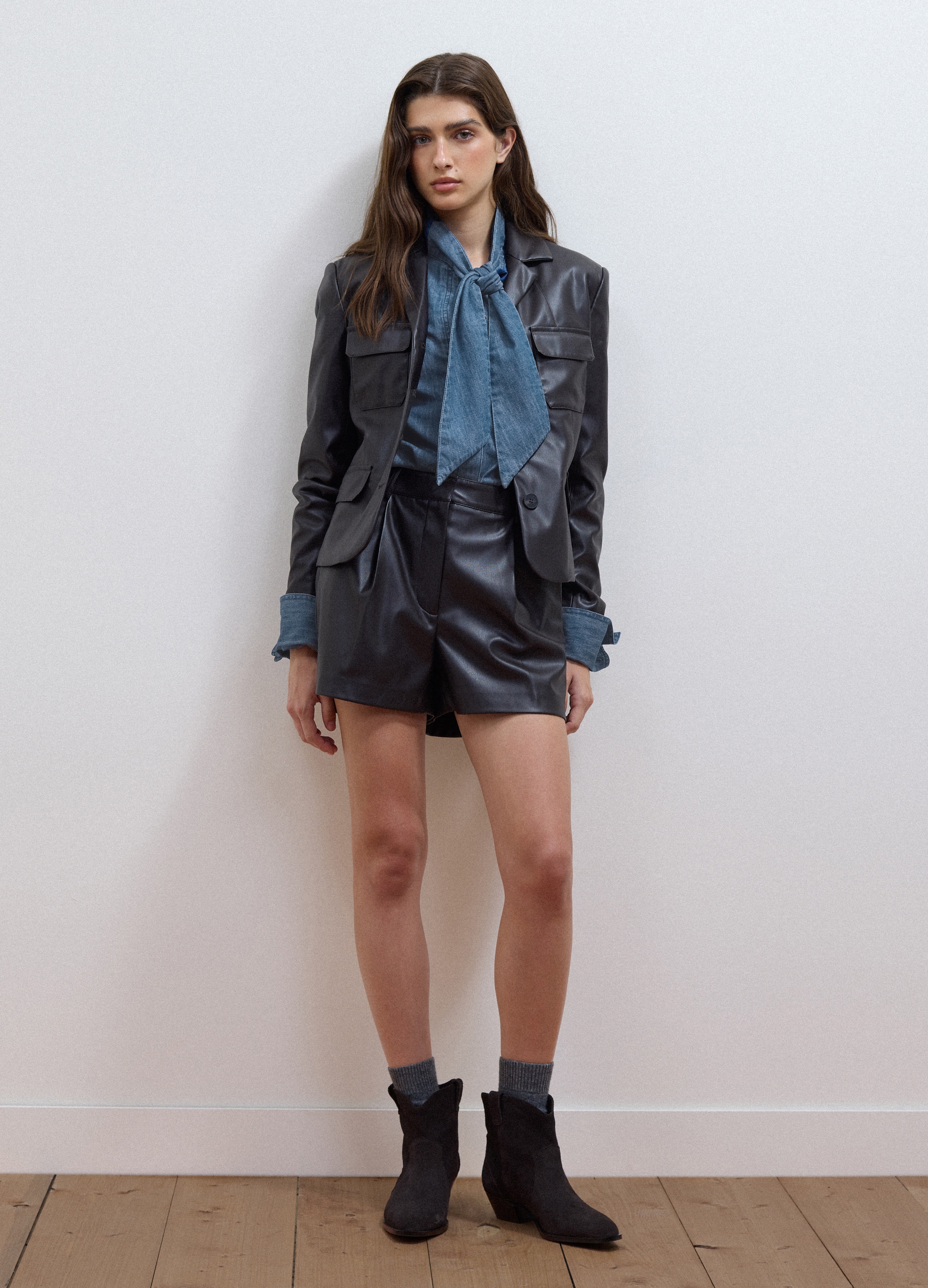 LES COPAINS, Shorts Marroni Regular Fit Con Vita Elasticizzata, Donna, Marrone, Taglia: 40