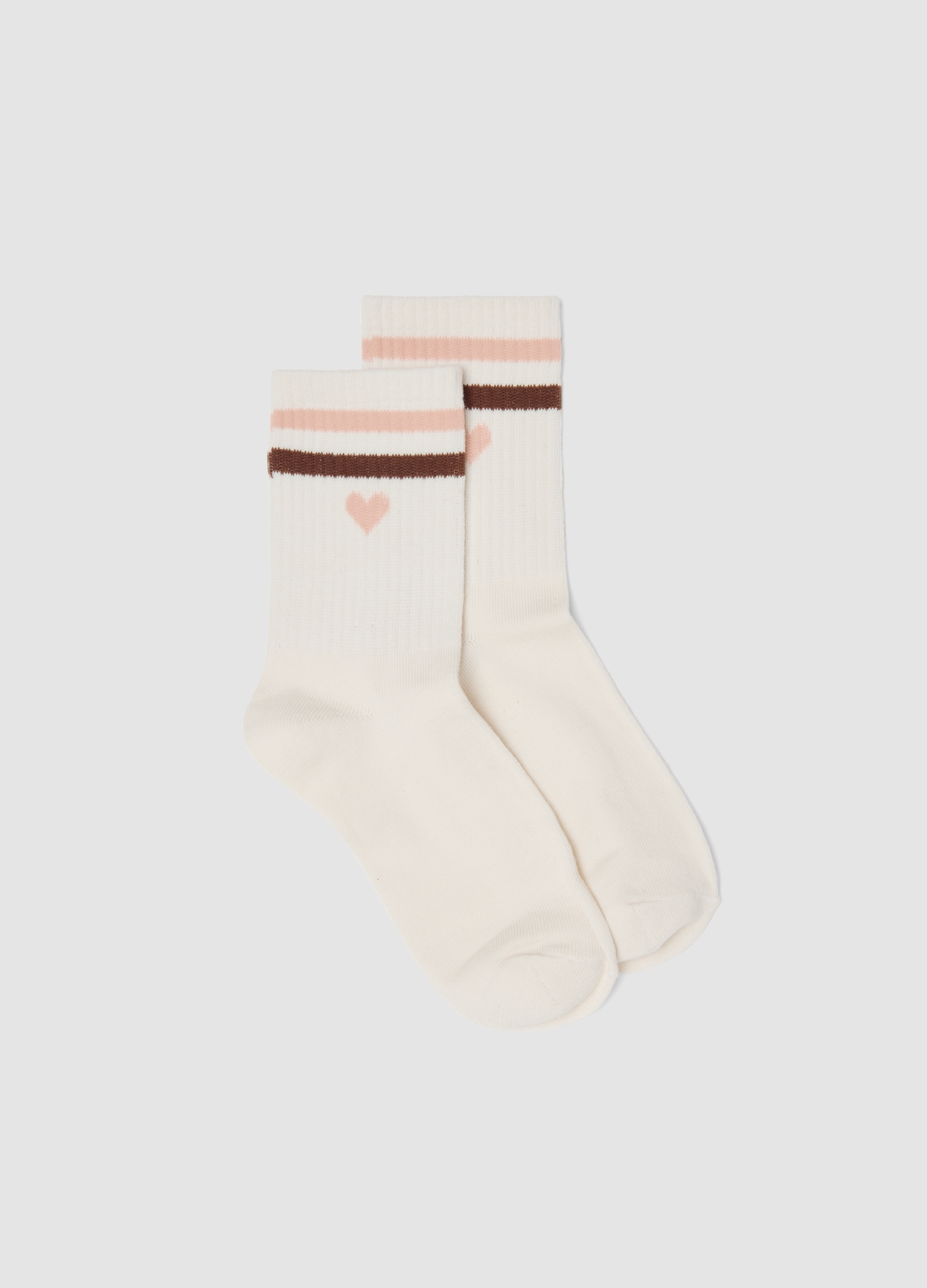 B.ANGEL, Calzini Bianchi In Cotone Organico Elasticizzato, Donna, Bianco, Taglia: 39-41