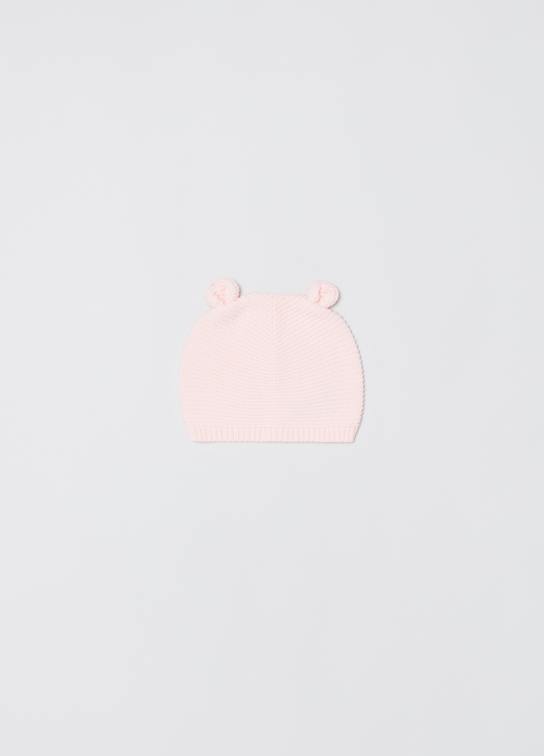 GAP KIDS, Berretto Tricot Con Orecchie, Unisex, Rosa, Taglia: 3-6M/58-69
