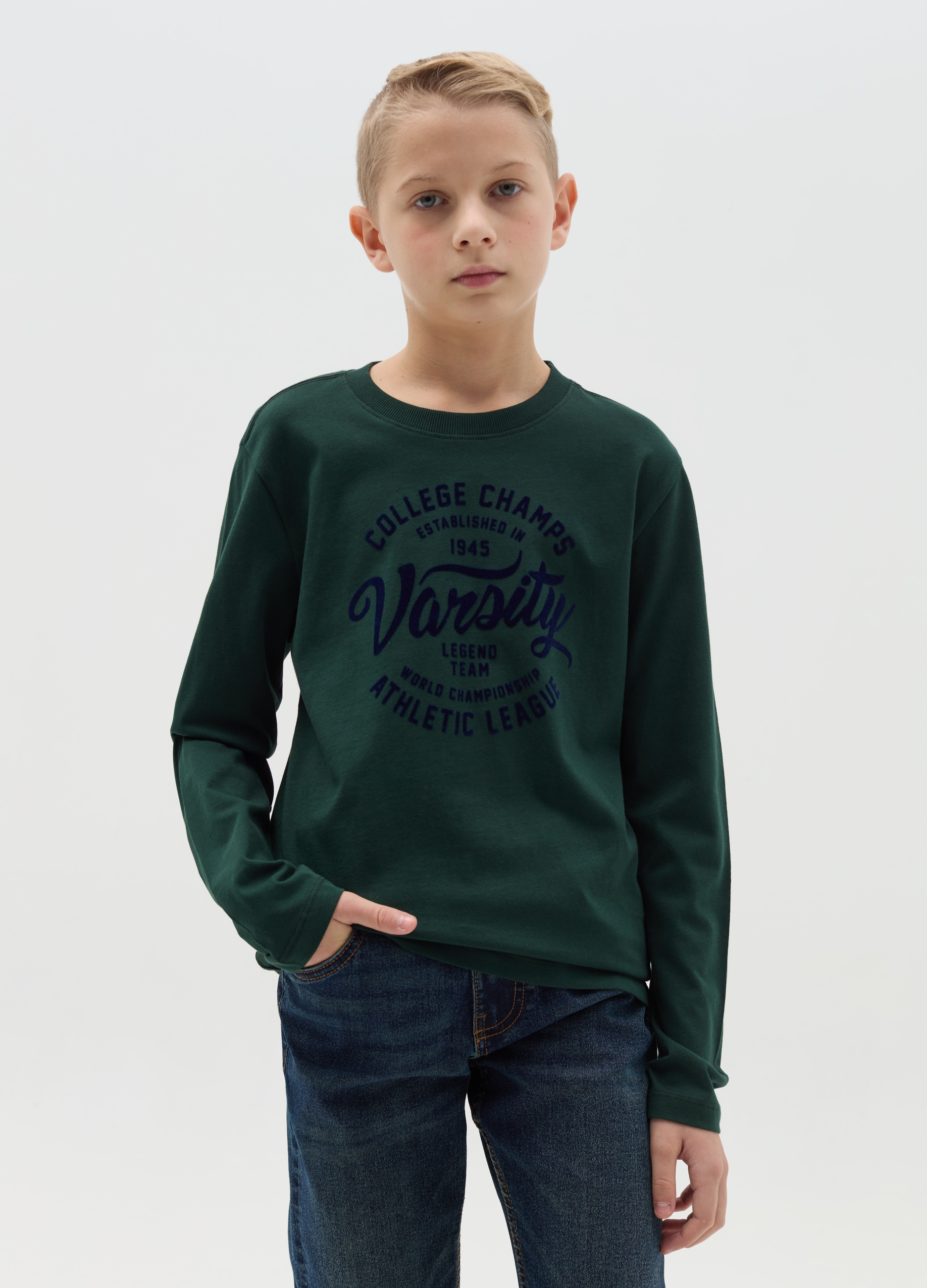 Camiseta Manga Larga Estampado