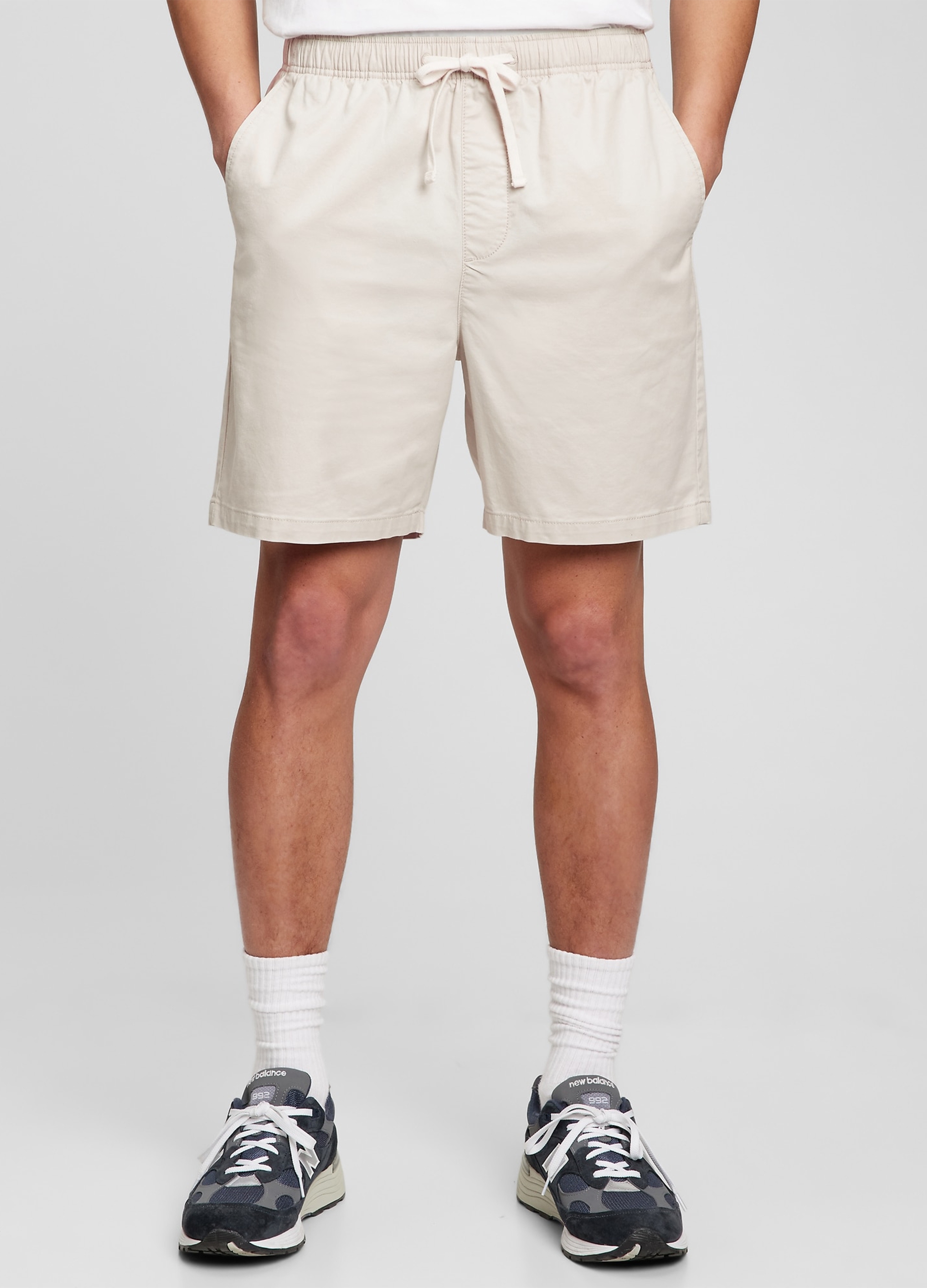 GAP, Bermuda Jogger In Cotone Stretch, Uomo, Blu, Taglia: M