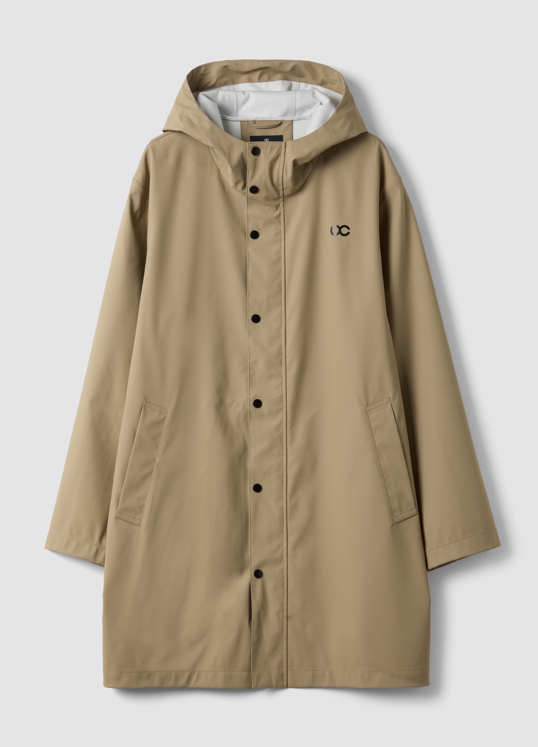 URBAN COMMUTER, Impermeabile Beige Regular Fit Con Zip, Uomo, Beige, Taglia: XXL