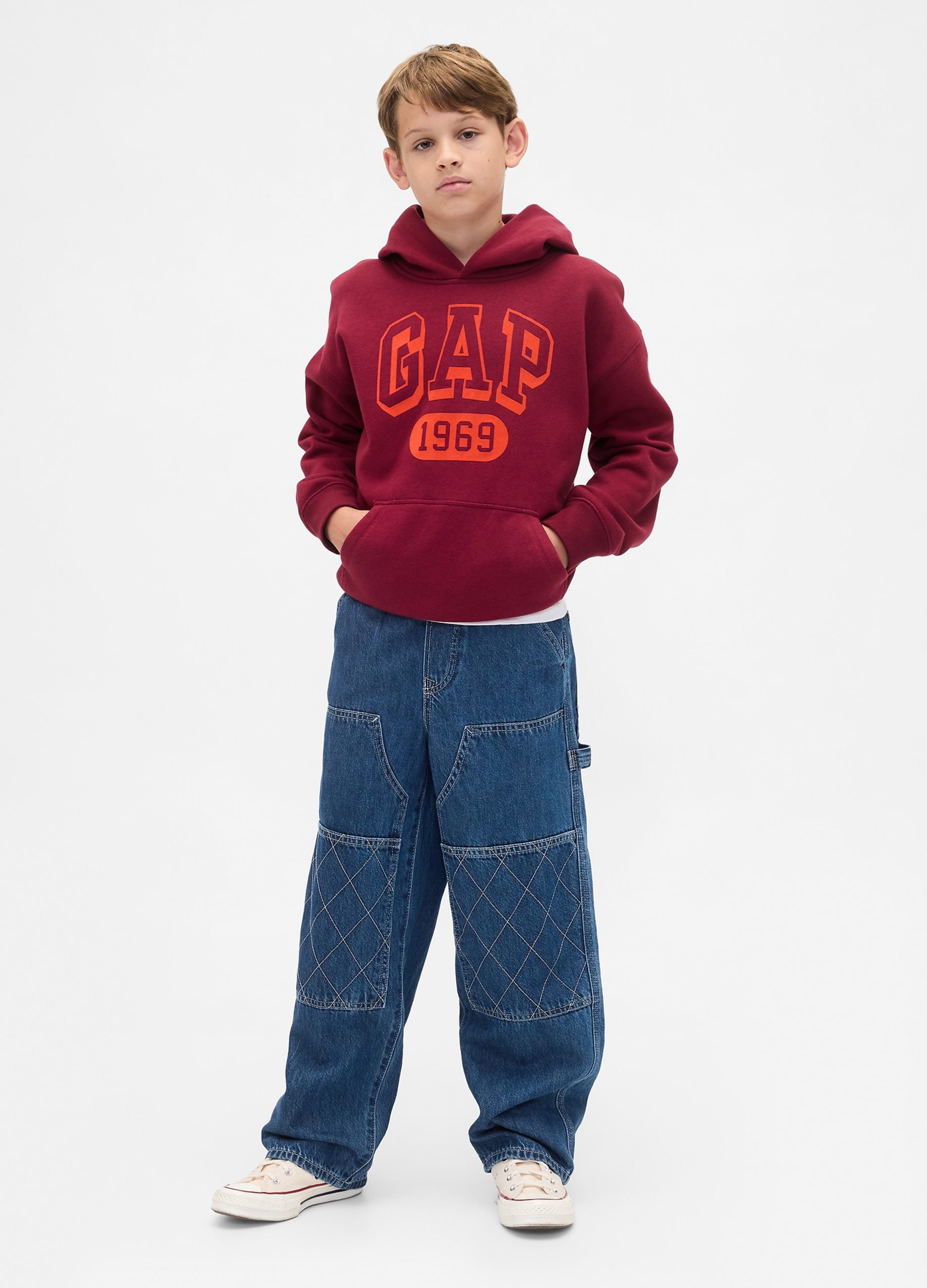 GAP KIDS, Jeans Baggy, Bambino, Denim, Taglia: XS/99-114