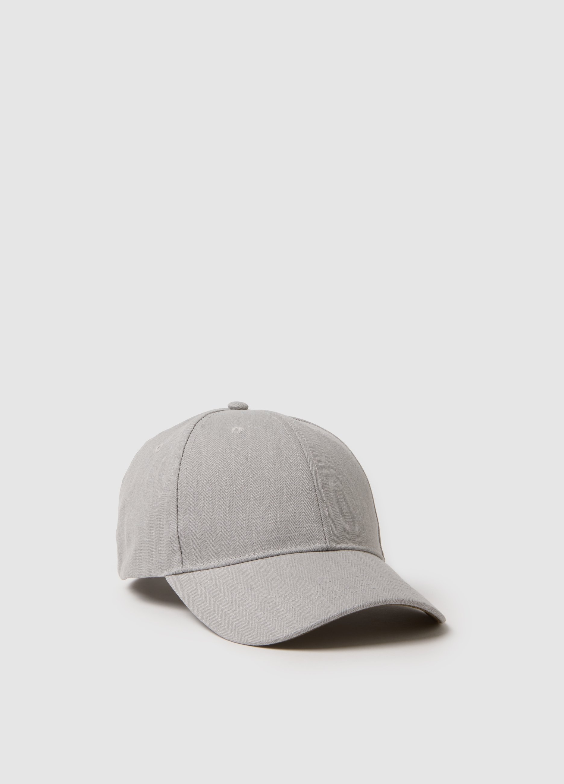 Gorra De Béisbol De Algodón Gris Ajuste Regular, Hombre, Gris claro, Talla: FASUL