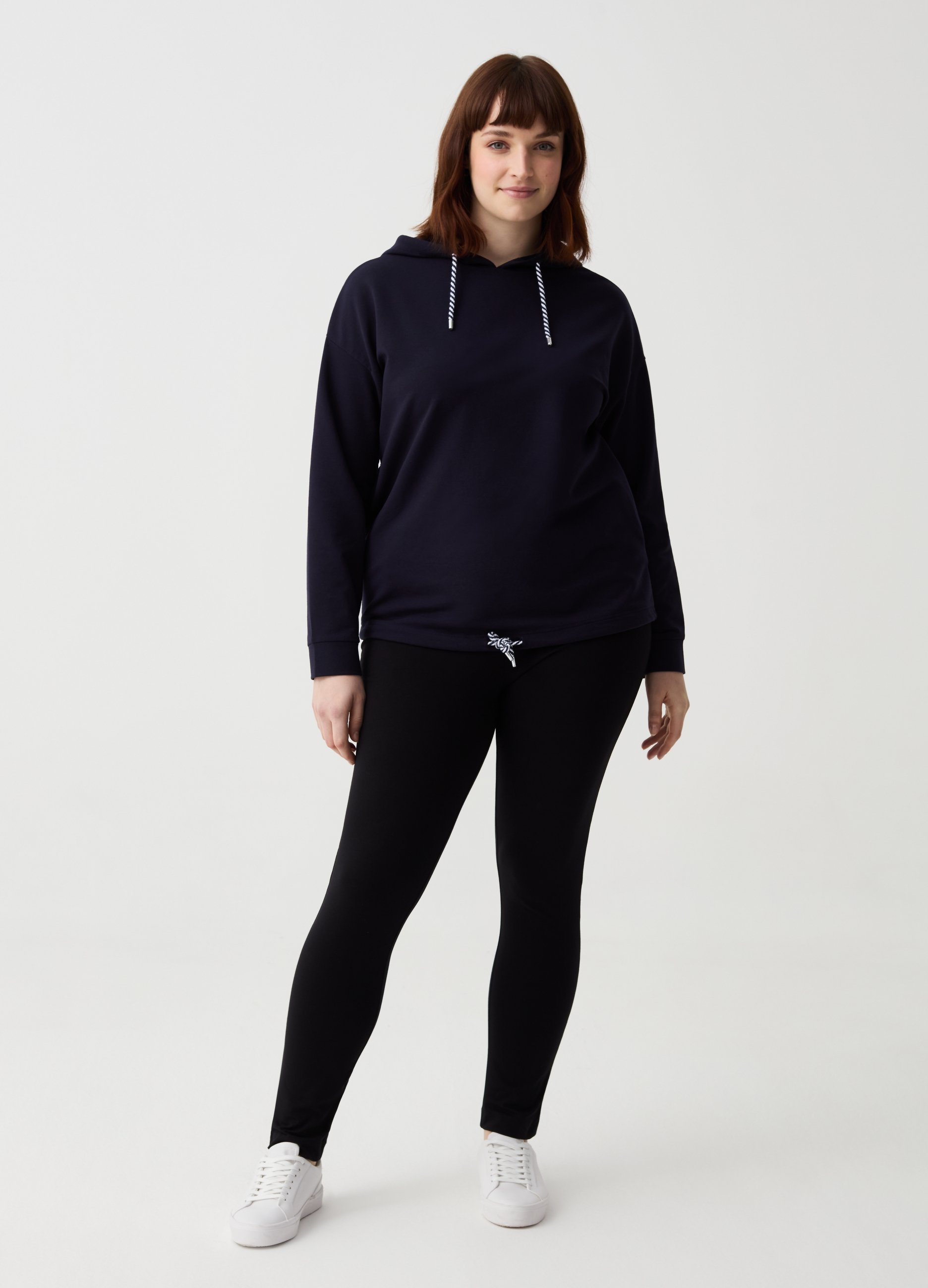 OVS, Leggings Stretch Curvy, Donna, Nero, Taglia: L