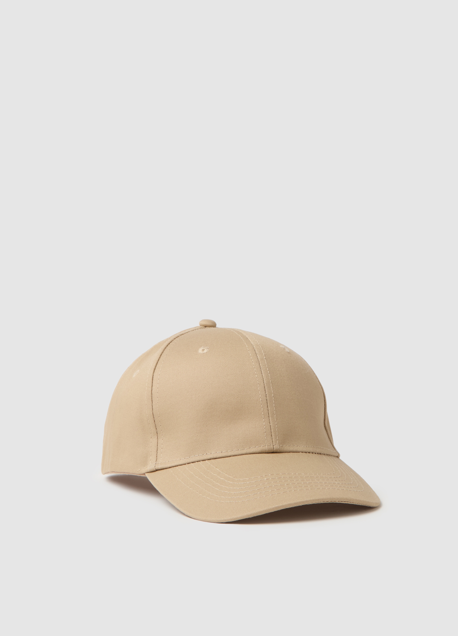 OVS , Cappello Da Baseball In Cotone, Uomo, Beige, Taglia: ONE SIZE