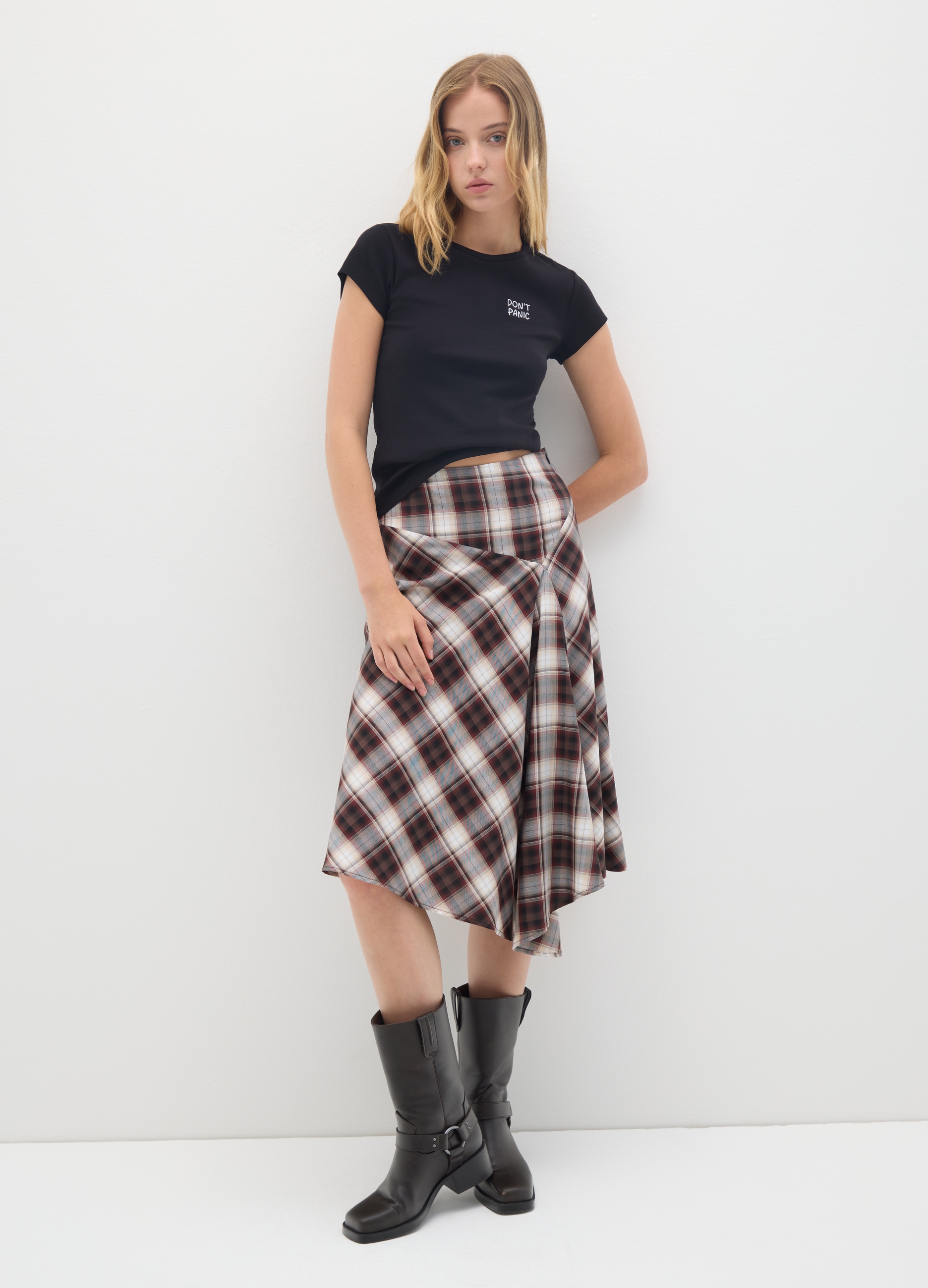 OVS, T-shirt In Puro Cotone Nero Slim Fit, Donna, Nero, Taglia: XS