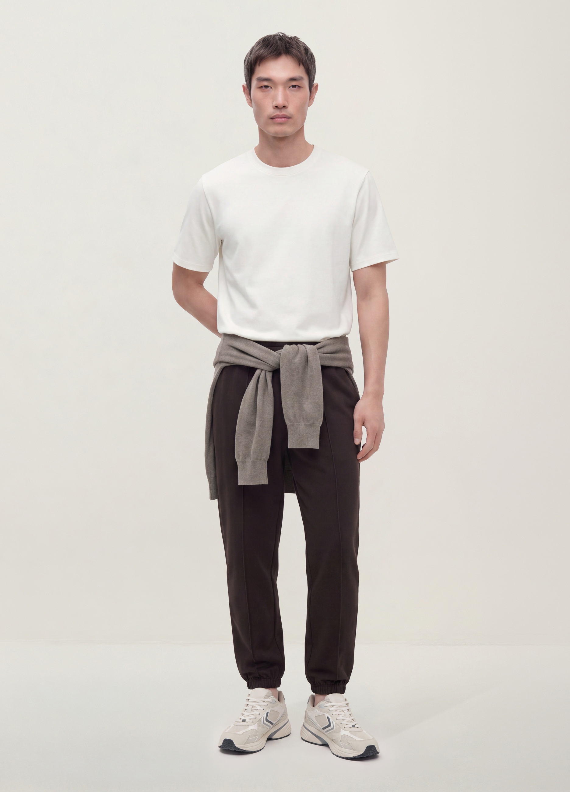 OVS, Pantalón Jogger Marrón De Hombre En Tejido Elástico, Relaxed Fit, Hombre, Marrón chocolate, Talla: L