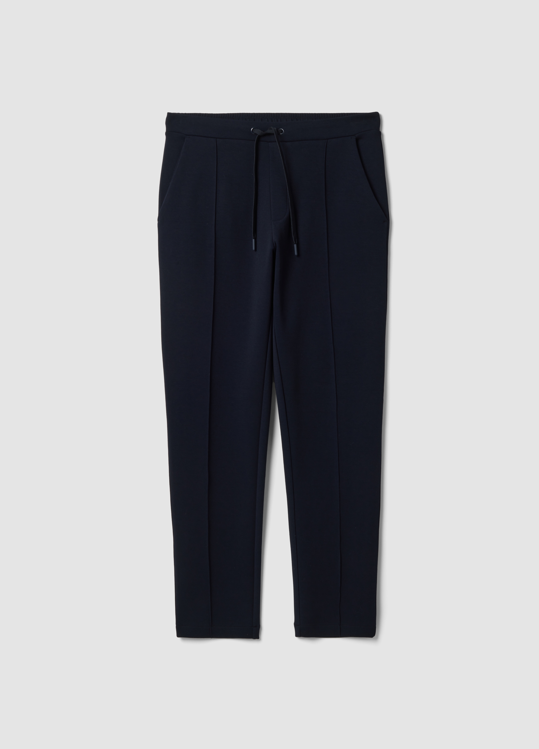 Piombo Tech, Pantaloni Blu In Cotone Elasticizzato Regular Fit, Uomo, Nero, Taglia: M