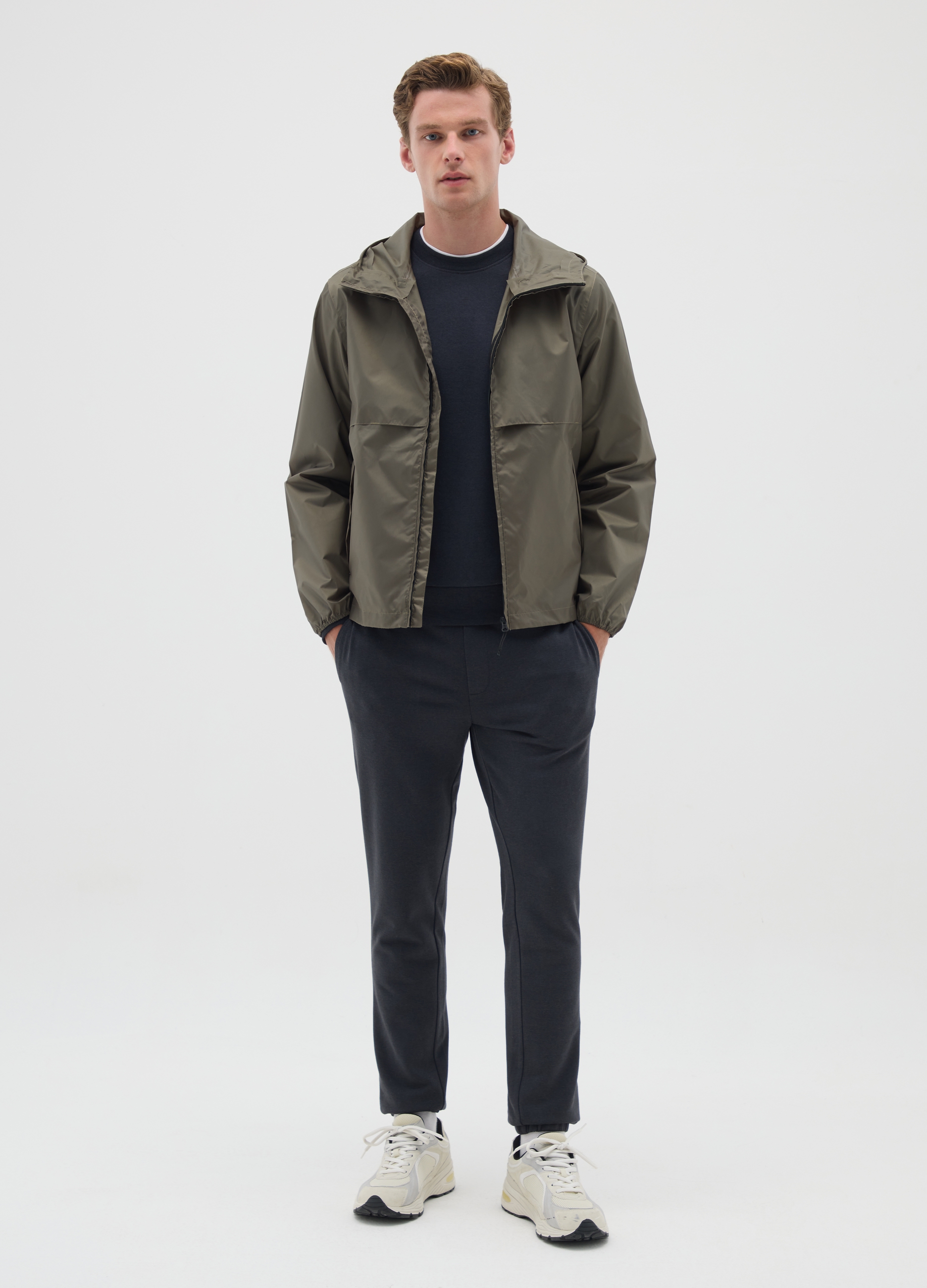 Chaqueta De Hombre En Verde, Hombre, Verde oscuro, Talla: M