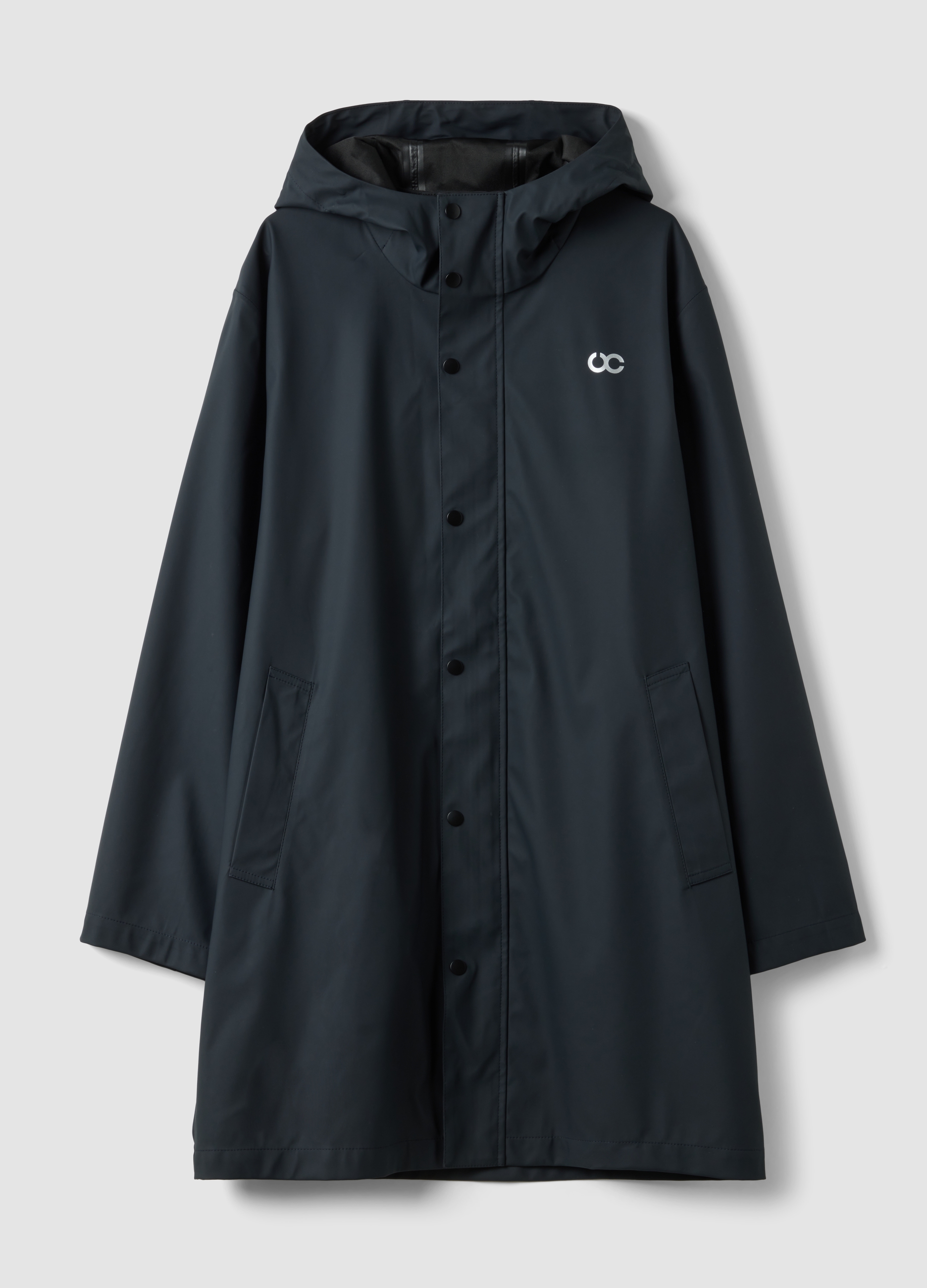URBAN COMMUTER, Impermeabile Blu Regular Fit Con Zip, Uomo, Blu, Taglia: XXL