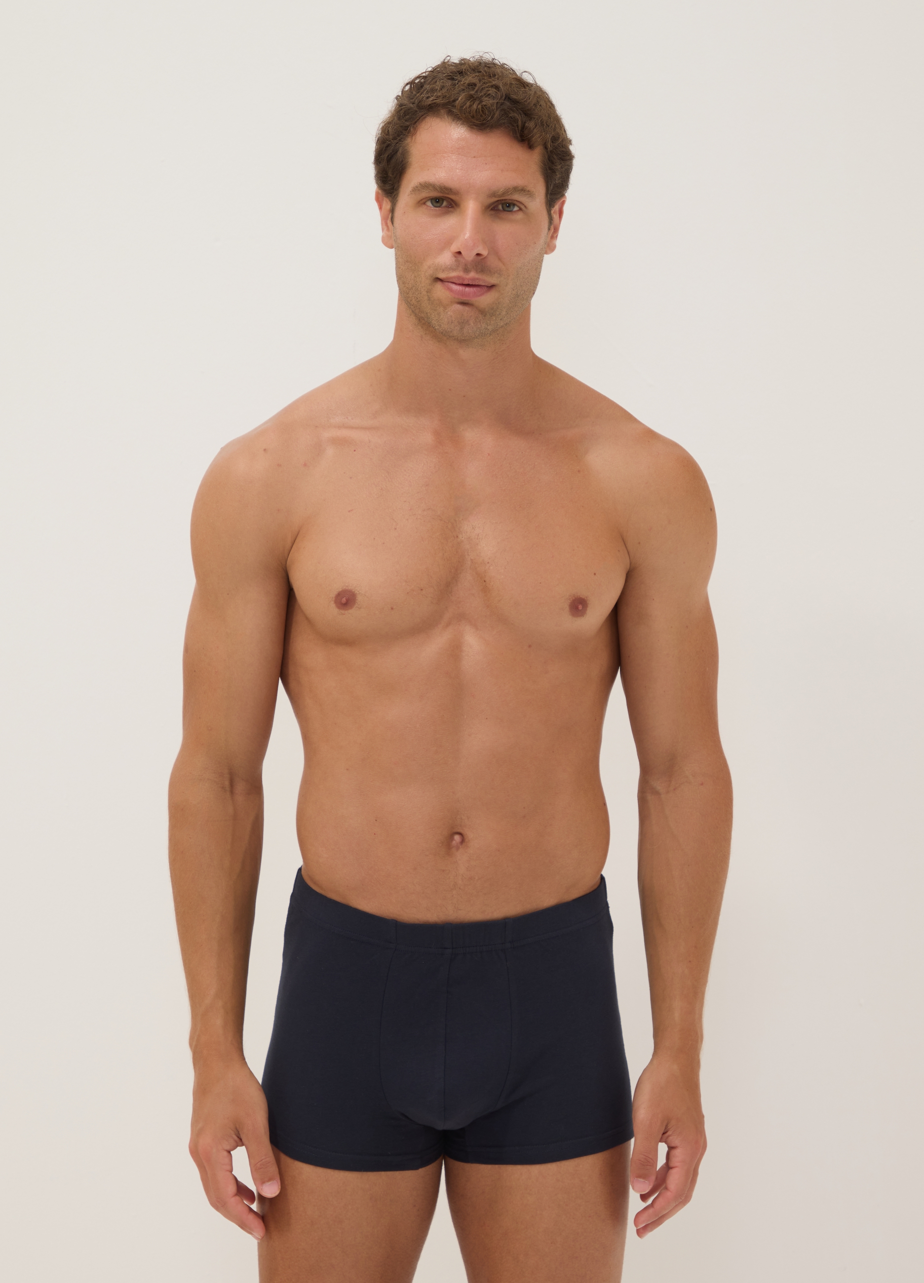 OVS, Boxer Blu In Cotone Organico, Uomo, Blu, Taglia: S