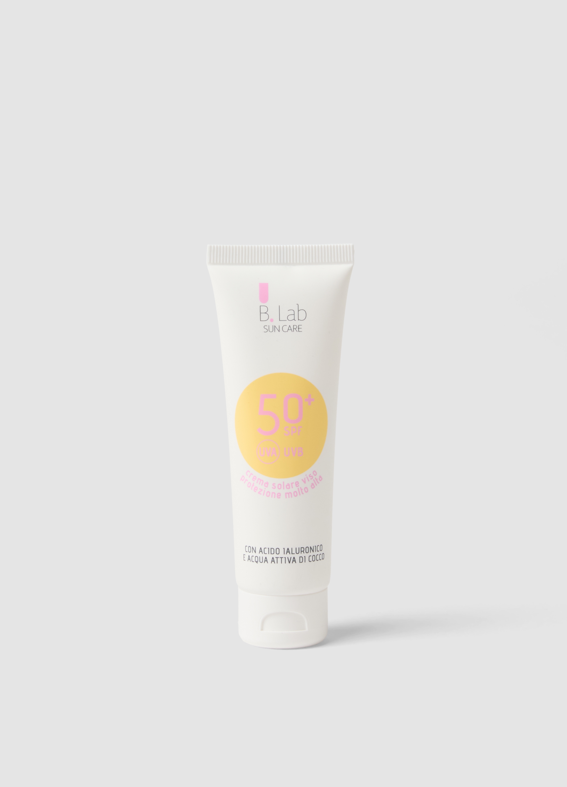 B.LAB, Crema Solare Viso Spf 50+, Donna, Bianco, Taglia: FASUL