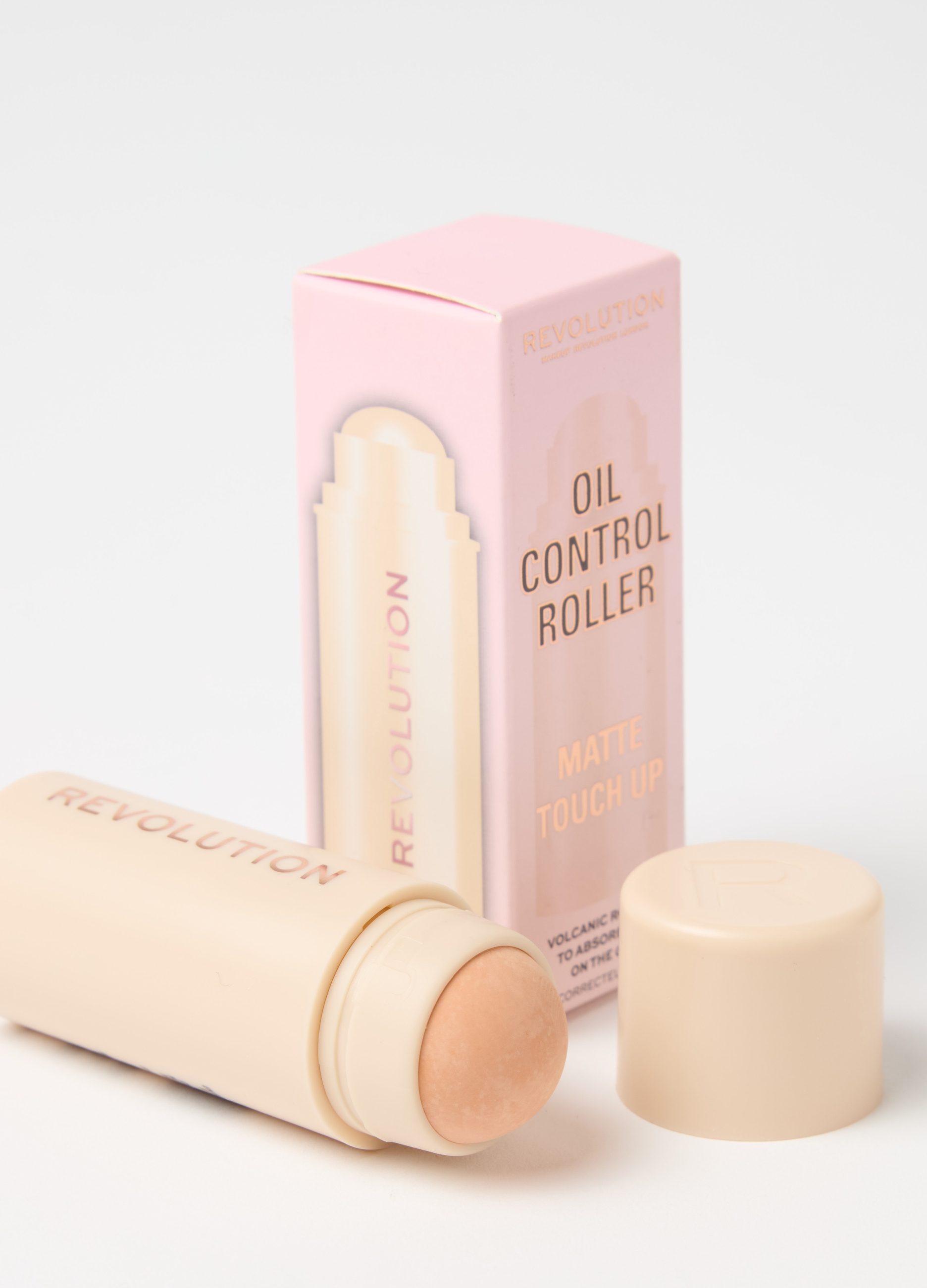 REVOLUTION, Matte Touch Up Oil Control Roller Primer Viso, Donna, Bianco, Taglia: FASUL