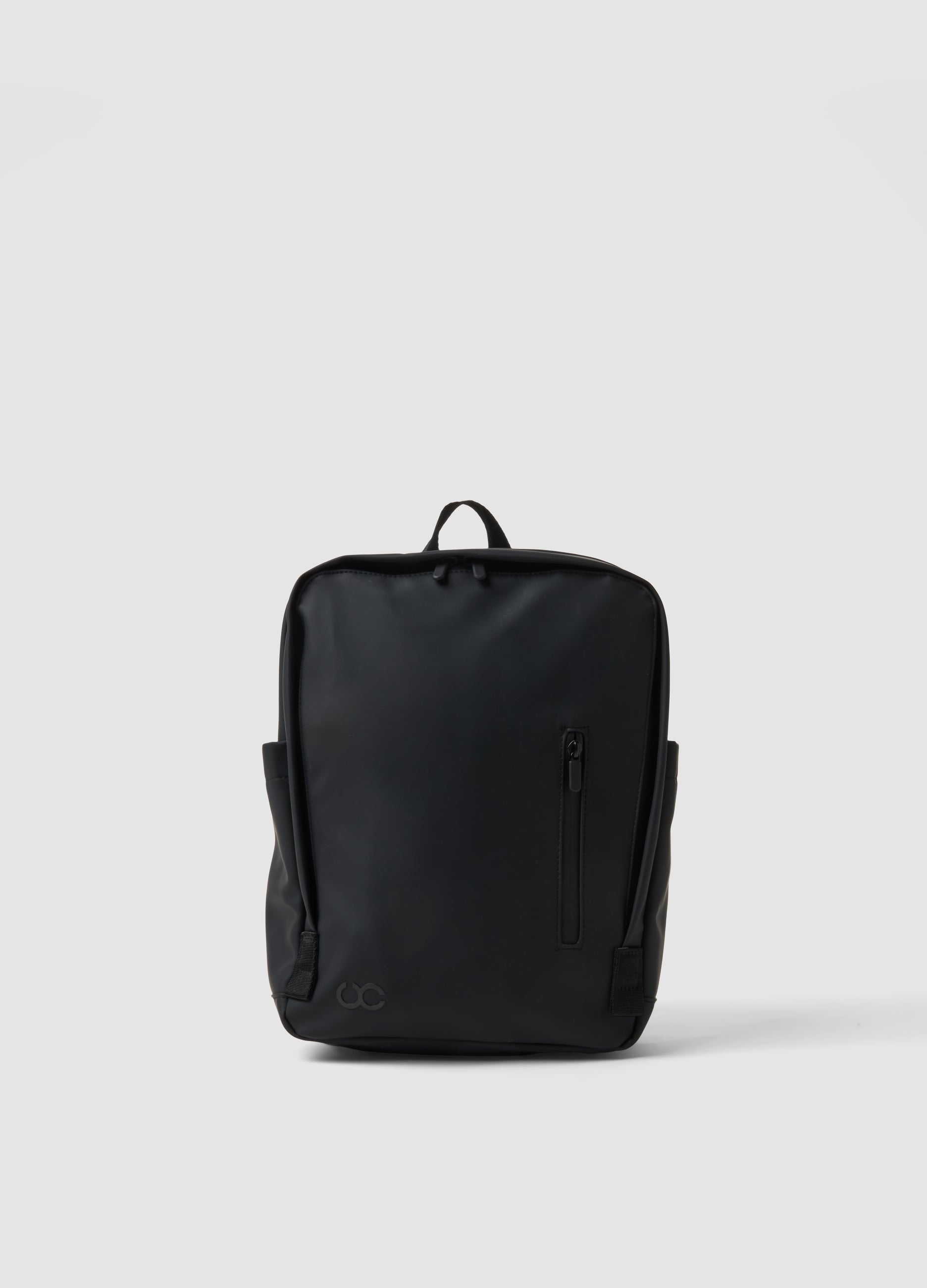 URBAN COMMUTER, Zaino Nero Con Tasca Frontale Zip, Donna, Nero, Taglia: ONE SIZE