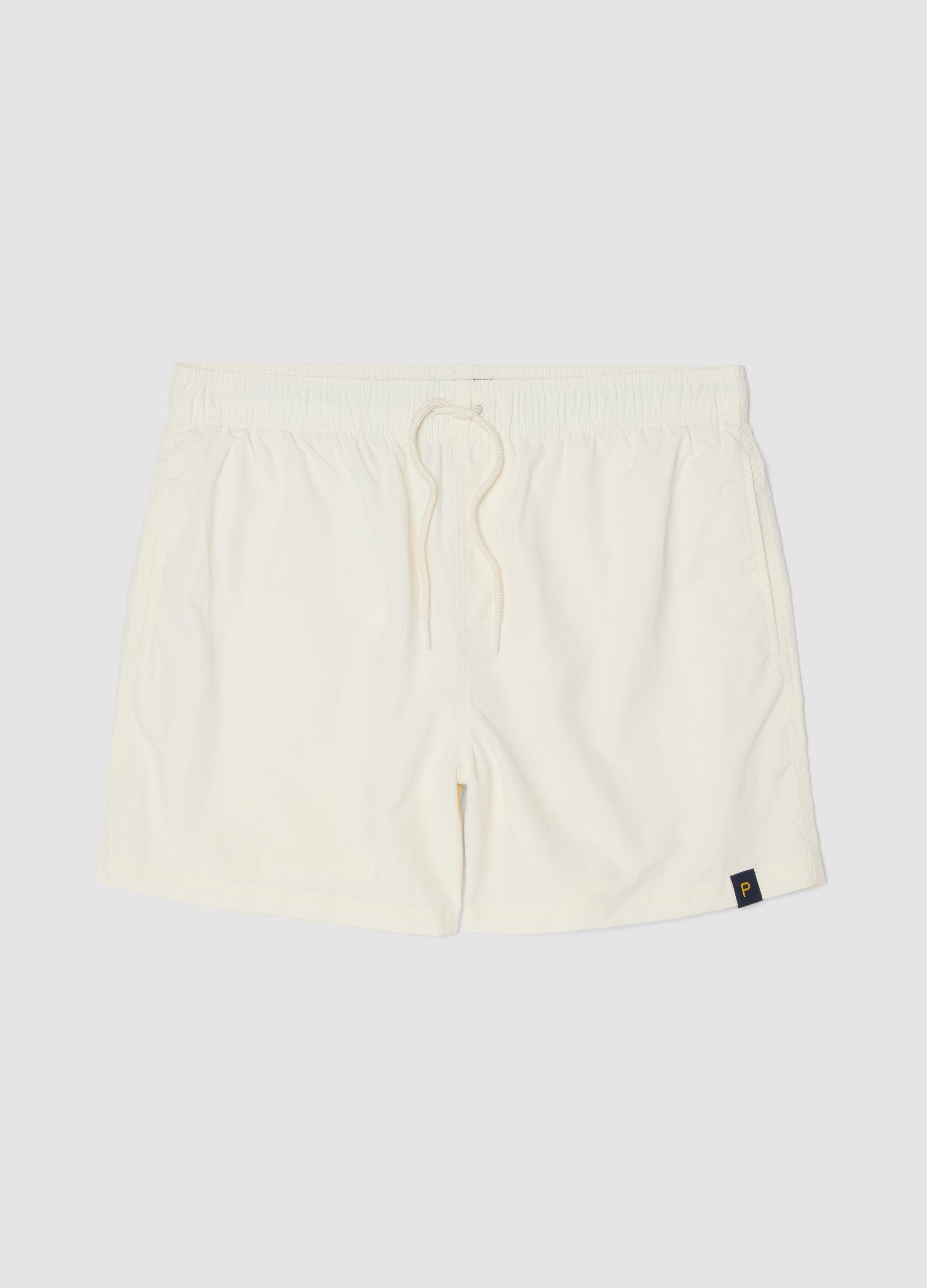 PIOMBO, Boxer Da Mare Bianco Con Vita Elasticizzata E Coulisse, Hombre, Blanco, Talla: XL