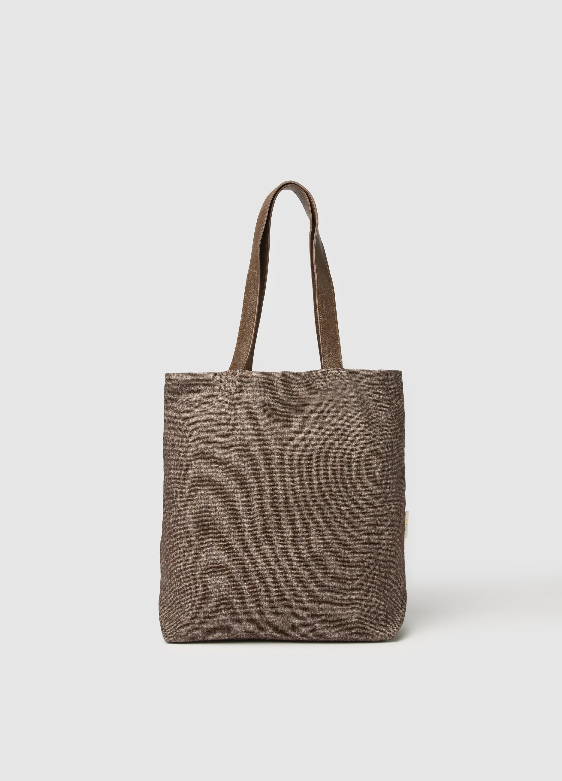 Bolsa Shopper Marrón Quid, Hombre, Marrón barro, Talla: FASUL