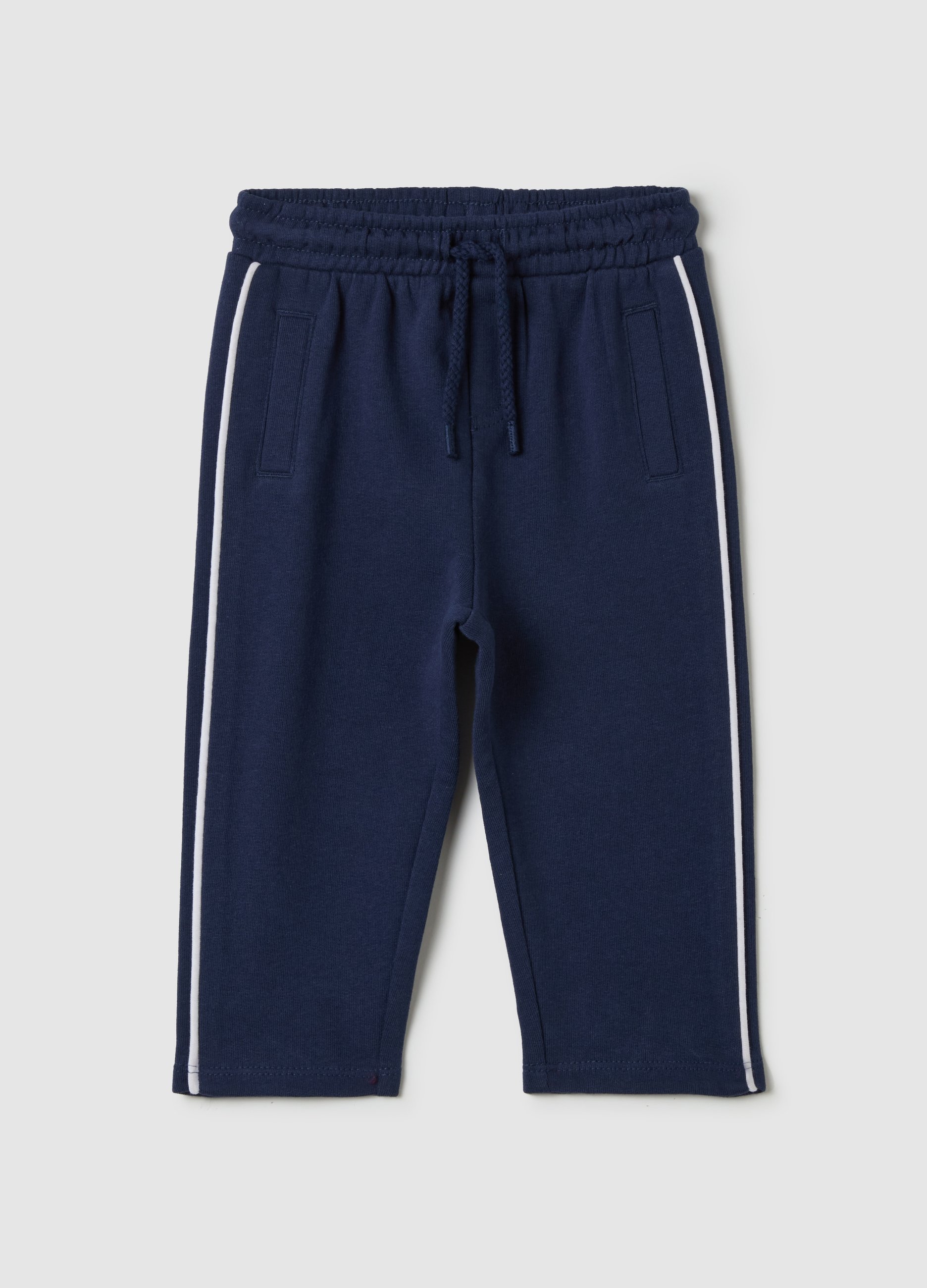 FAGOTTINO, Joggers Con Cordón Y Ribetes En Contraste, Niño, Azul oscuro, Talla: 30-36