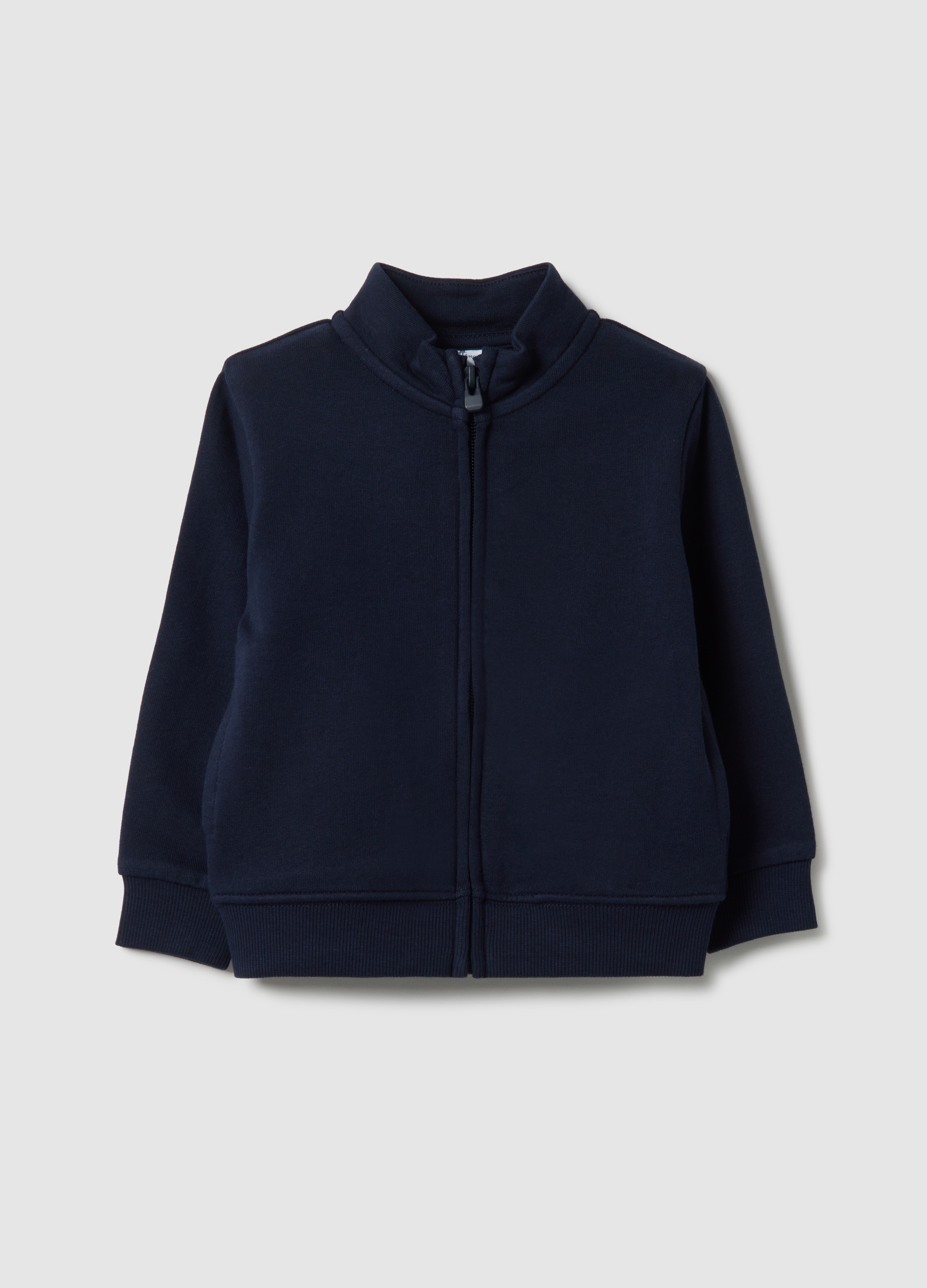 FAGOTTINO, Felpa In Puro Cotone Blu Per Bimbo Regular Fit Con Zip, Bambino, Blu, Taglia: 12-18