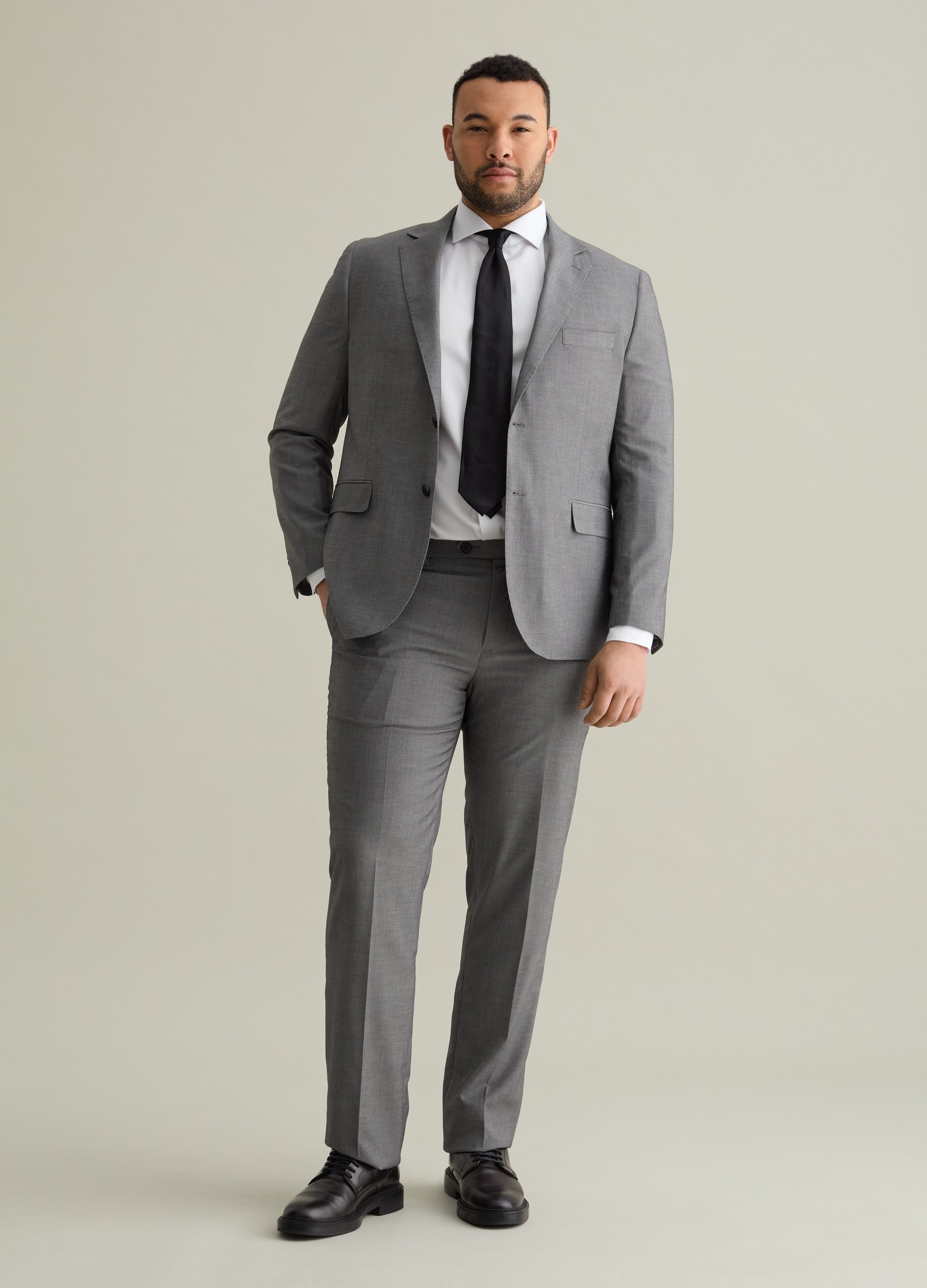 PIOMBO, Pantalón Regular Fit En Mezcla De Viscosa, Hombre, Gris claro, Talla: 56