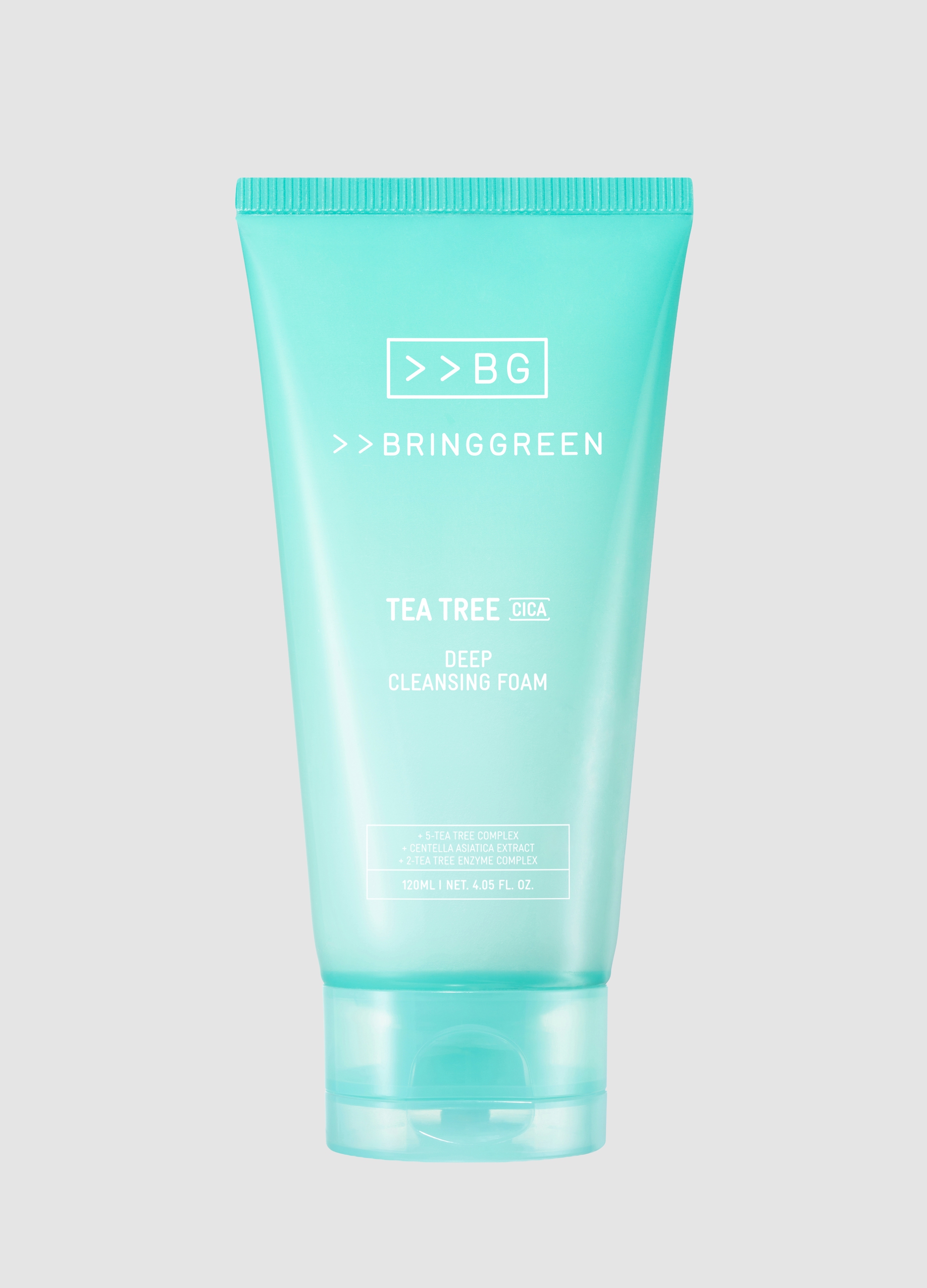 OVS, Tea Tree Cica Deep Cleansing Foam 120ml - Beauty Care Coreana, Donna, Azzurro, Taglia: FASUL