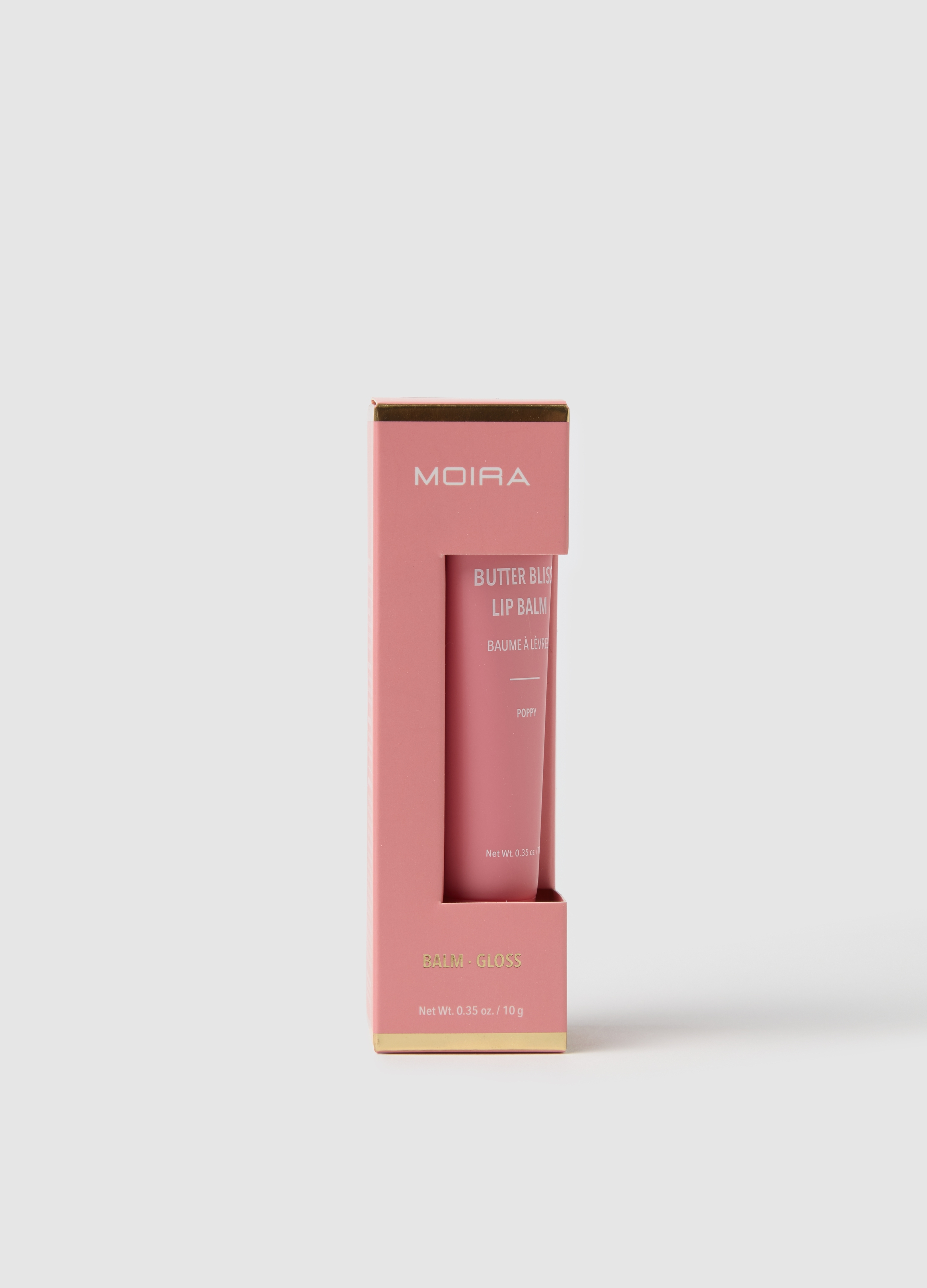 MOIRA, Moira Butter Bliss Lip Balm 002 Poppy Balsamo Labbra Colorato - Make-up Coreano, Donna, Rosa, Taglia: FASUL