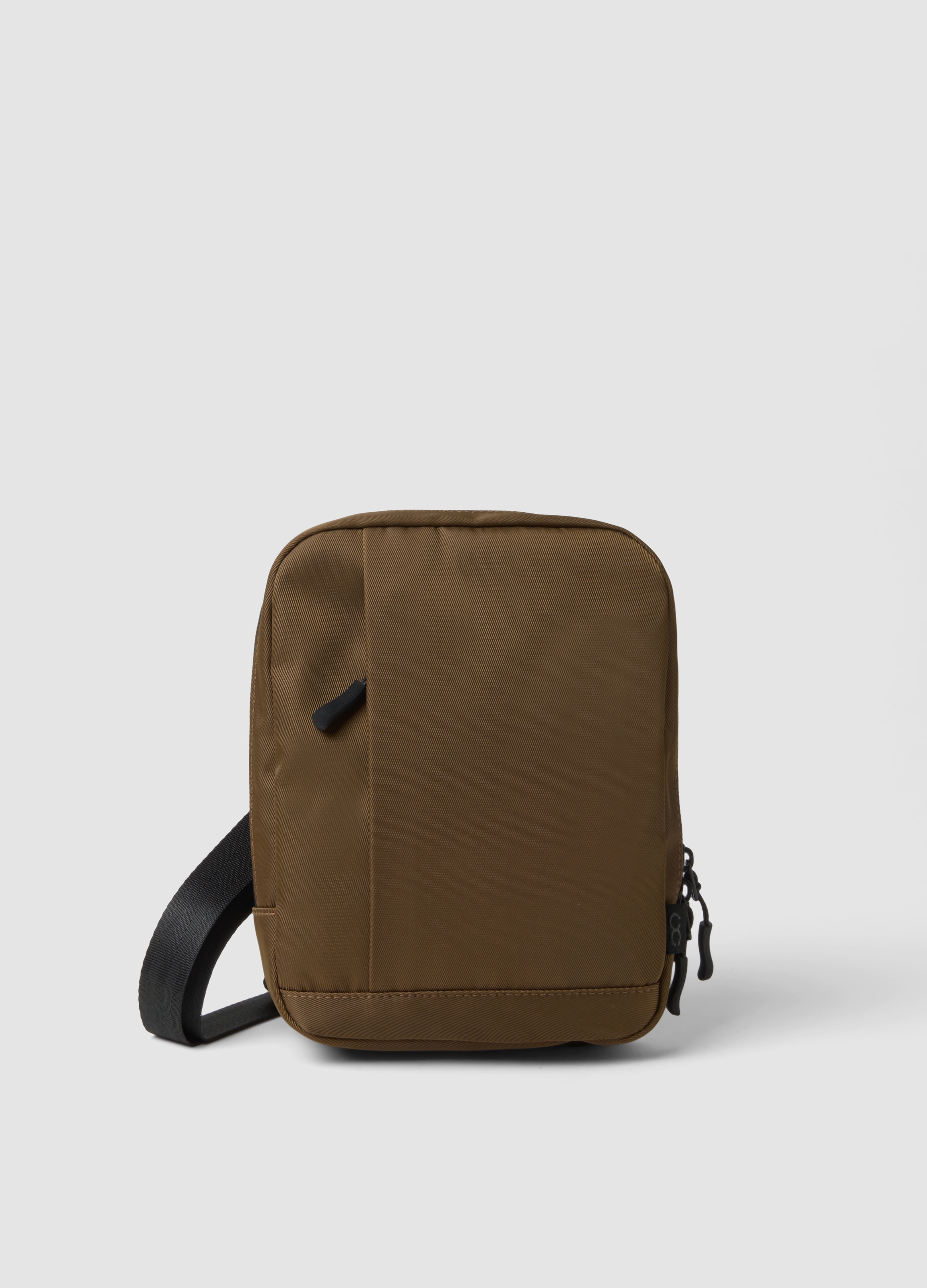 URBAN COMMUTER, Borsello Idrorepellente Marrone A Tracolla Con Zip, Uomo, Marrone, Taglia: ONE SIZE