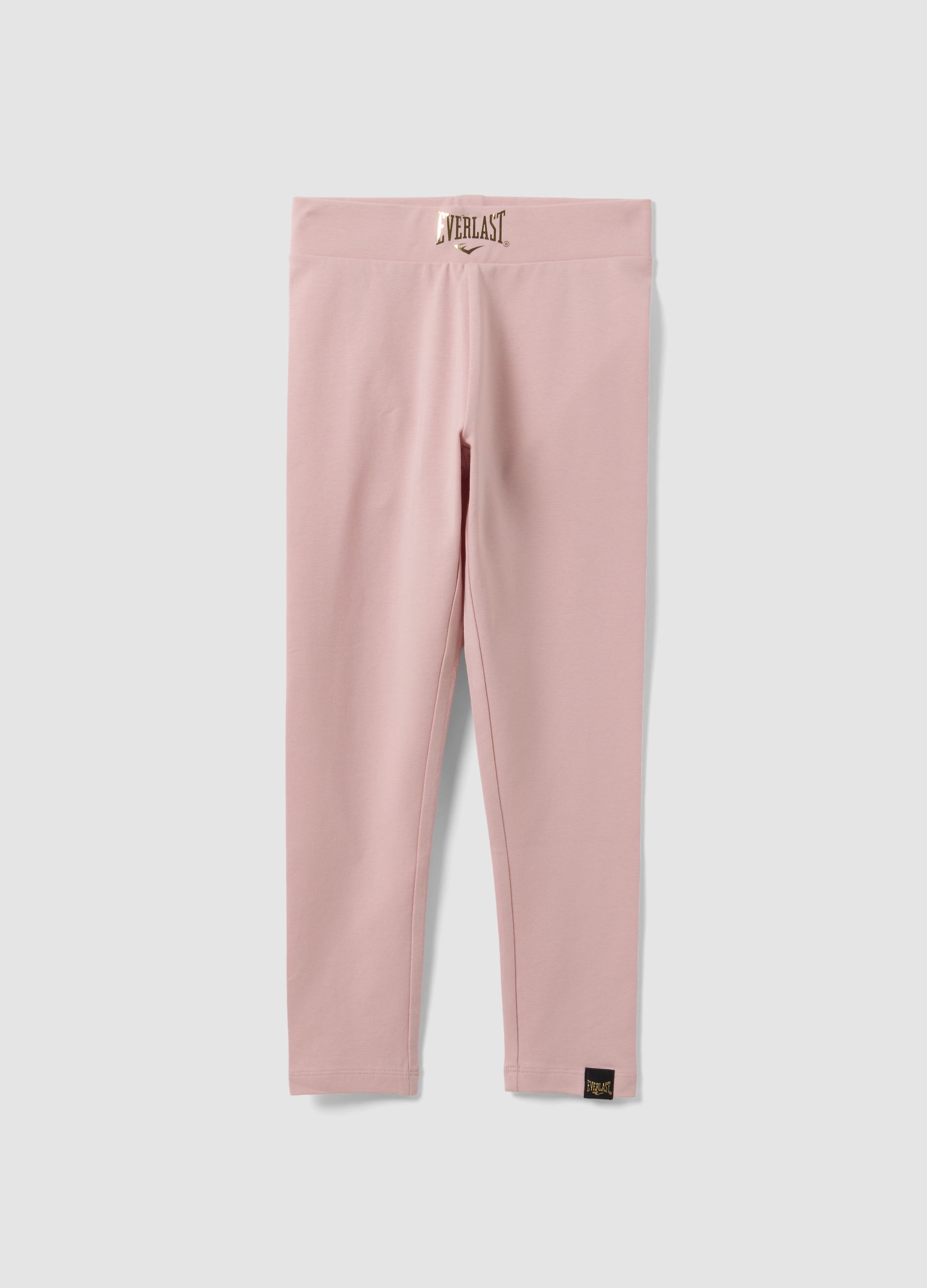 EVERLAST, Leggings Rosa In Cotone Elasticizzato Regular Fit Per Bambina, Unisex, Rosa, Taglia: 6-7
