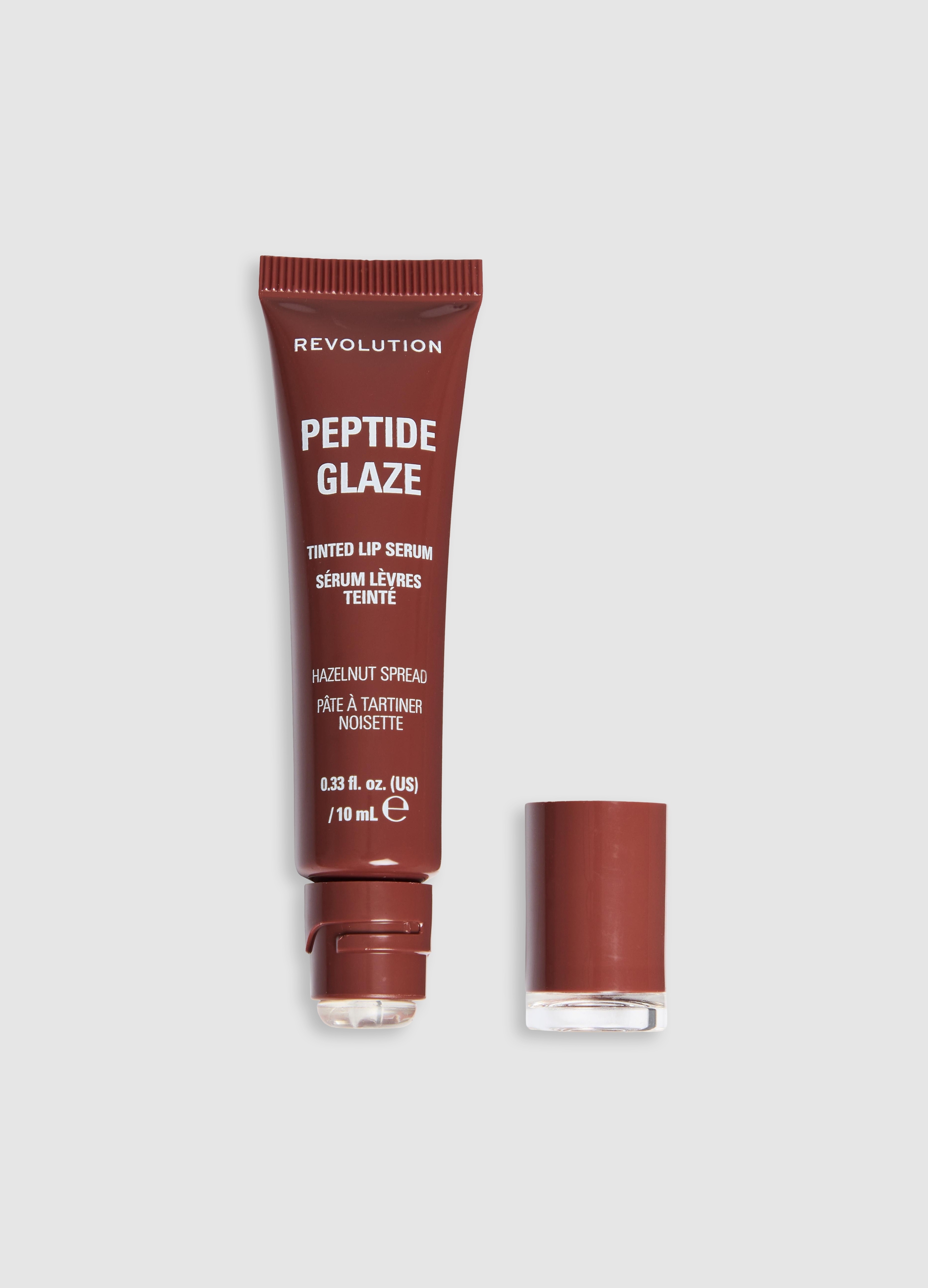 REVOLUTION, Peptide Glaze Tinted Lip Serum Hazelnut Spread, Donna, Bianco, Taglia: FASUL