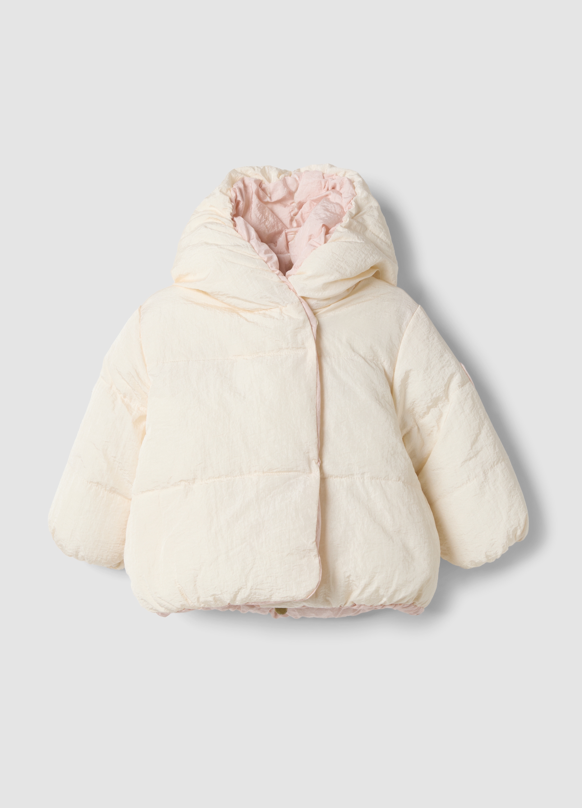 FAGOTTINO, Piumino Bianco Con Cappuccio Regular Fit, Bambina, Bianco, Taglia: 12-18