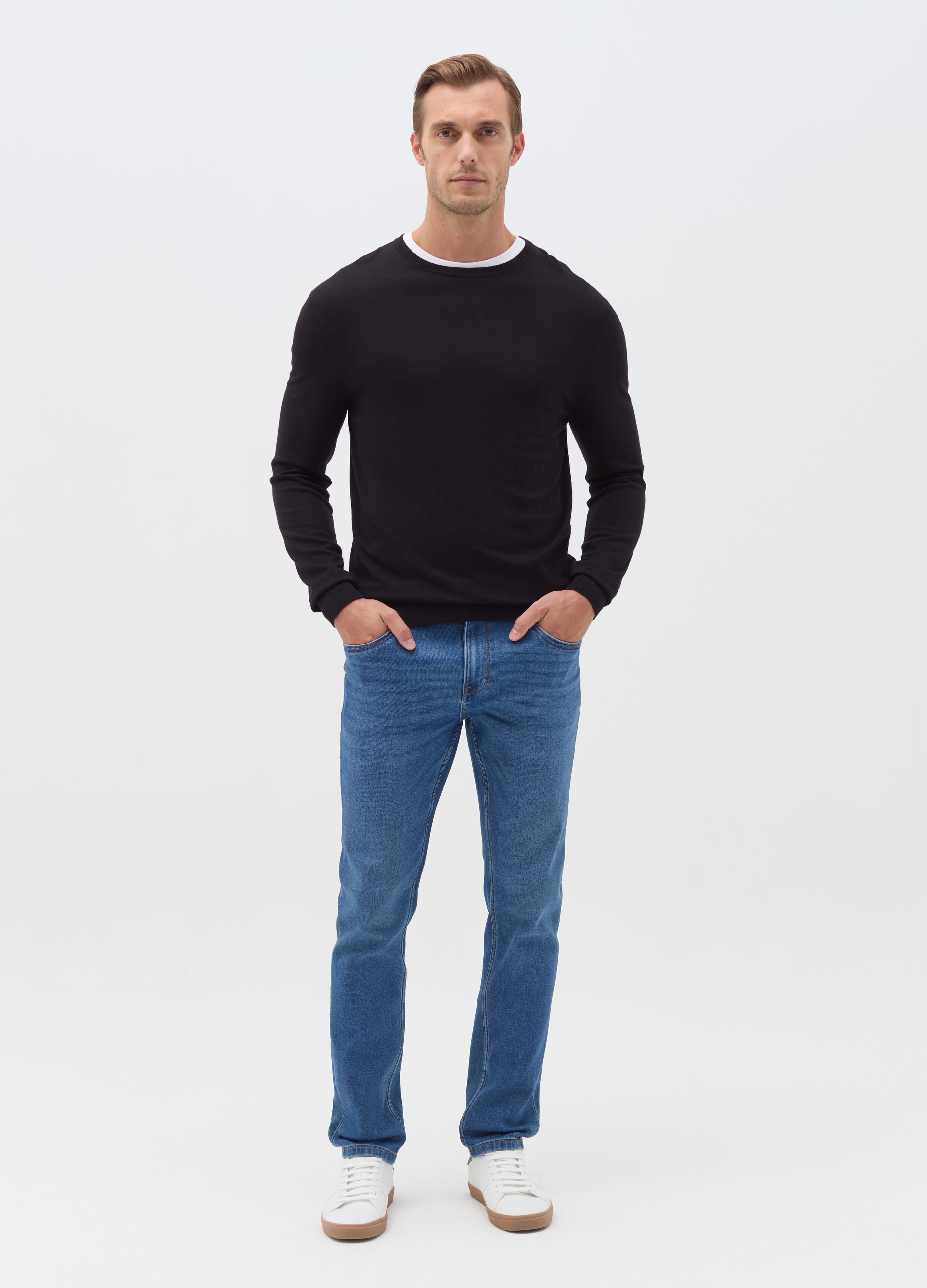 OVS, Jeans Skinny Fit Cinque Tasche, Uomo, Denim, Taglia: 50