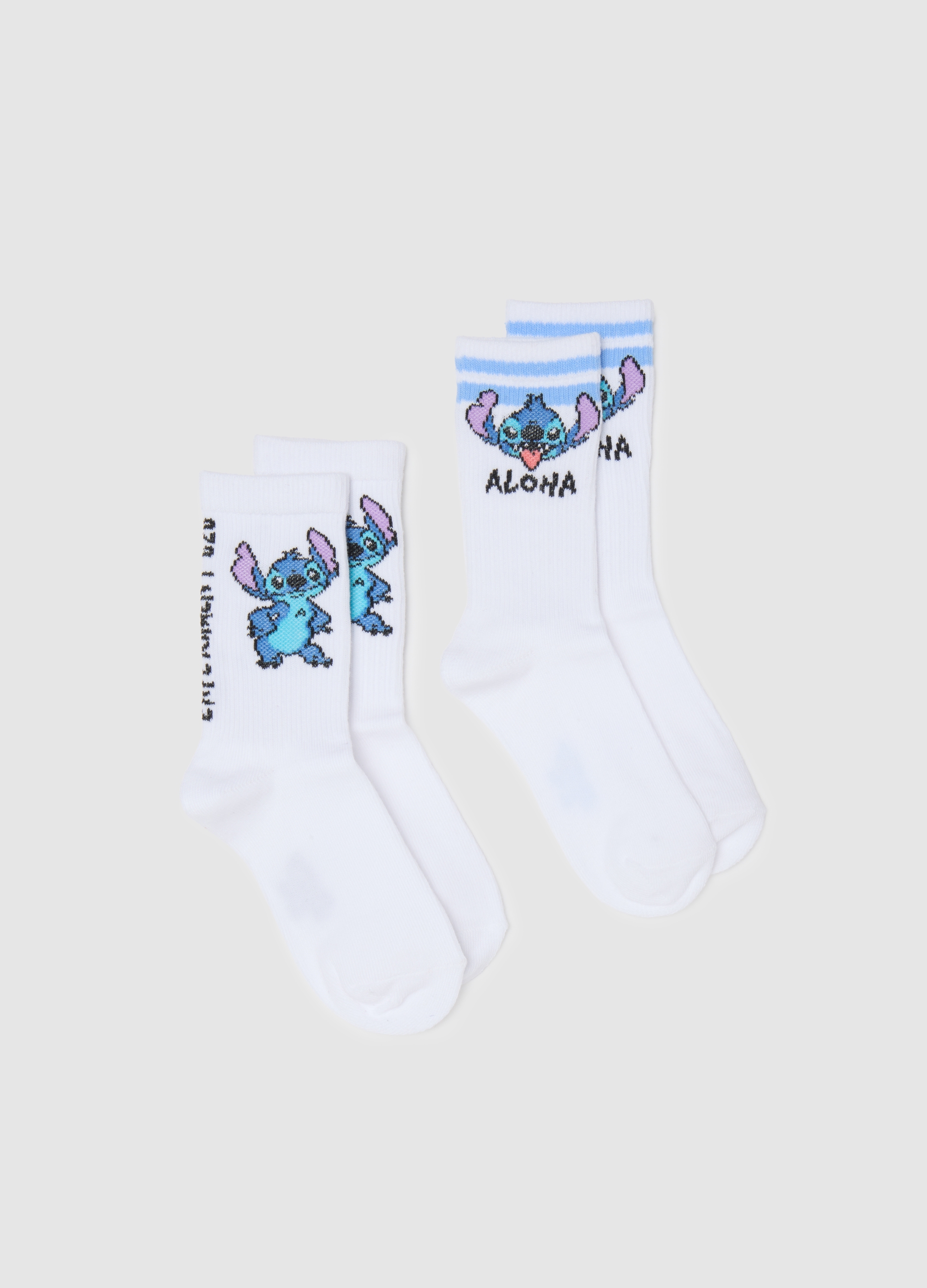 DISNEY, Bipack Calze Da Ragazze In Cotone Bianco Elasticizzato, Bambina, Bianco, Taglia: 37/39